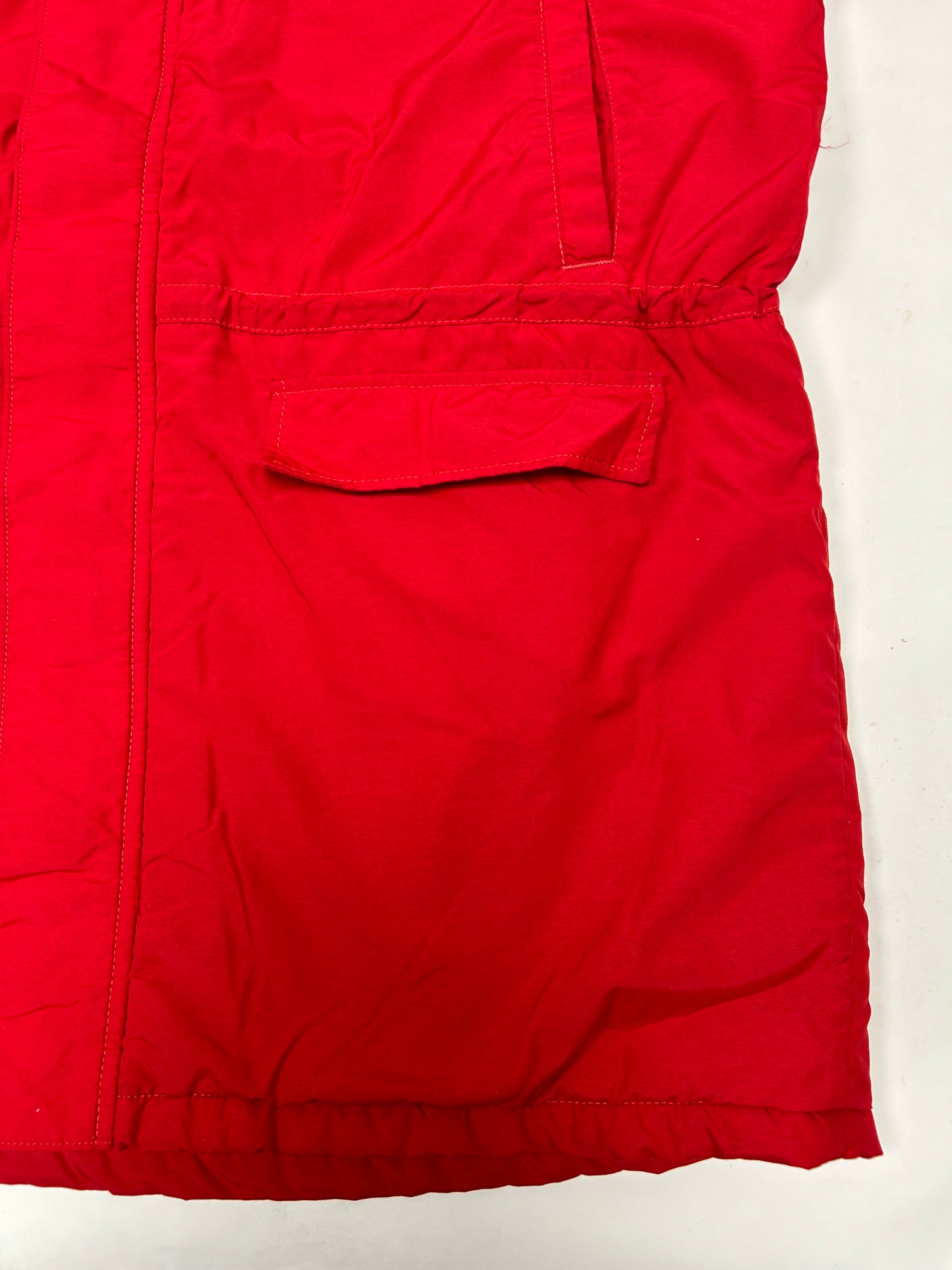 Vintage Chalk-Line MLB This Week In Baseball Zip Long Trench Style Jacket Size Tagged Large 26.5x36.5 Inches As Is Has Wear