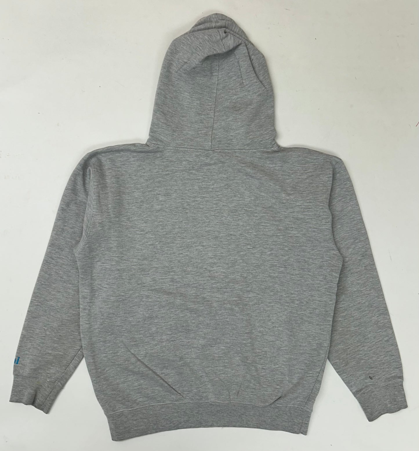 Vintage 00s Enjoi Skateboards Panda Felt Logo Hooded Sweatshirt Worn In As Is 23.75x26 Inches Gray