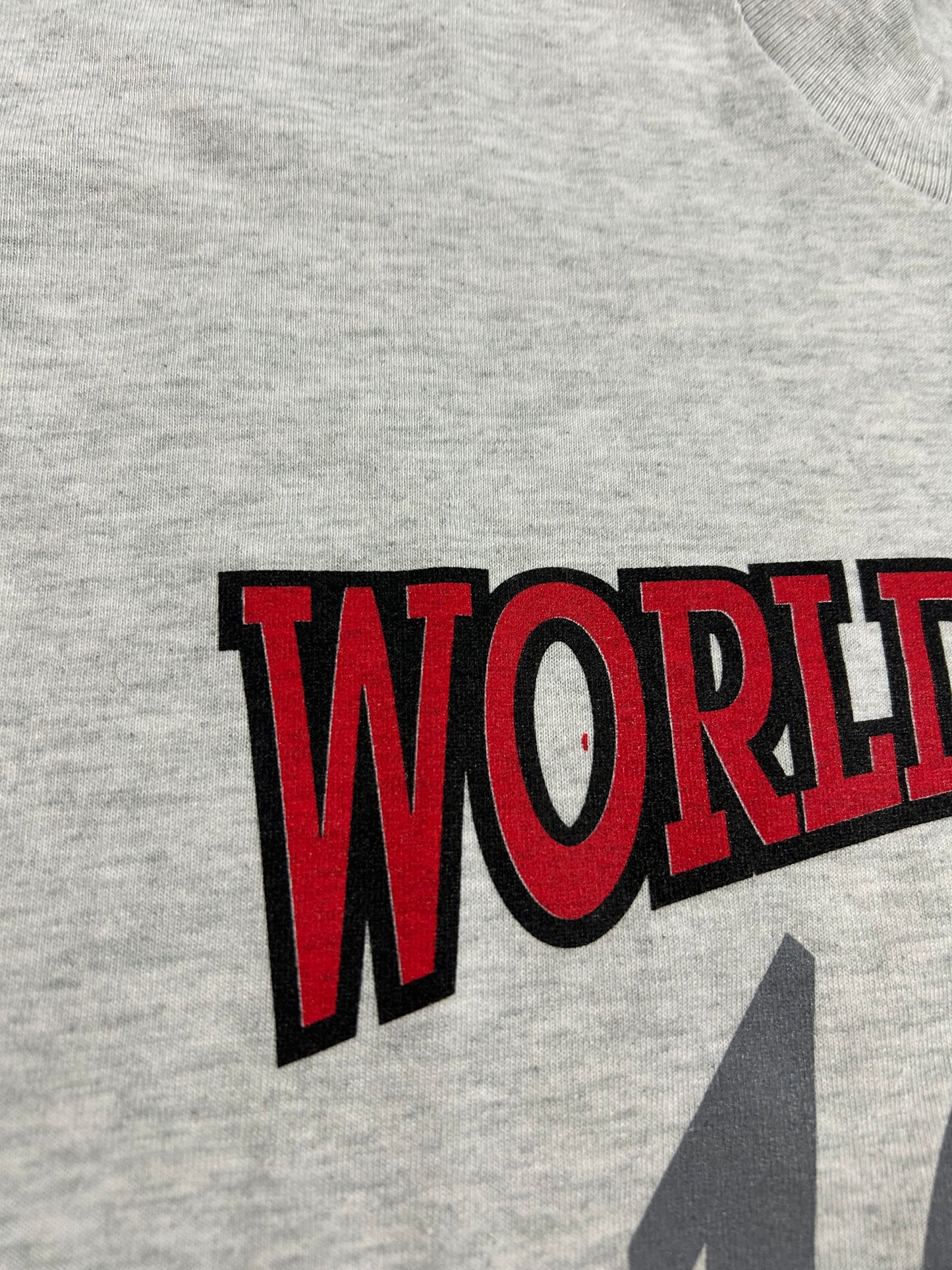 Vintage 1998 New York World Champions Big Apple Baseball Tee XL 23.5x30 Inches New York Yankees