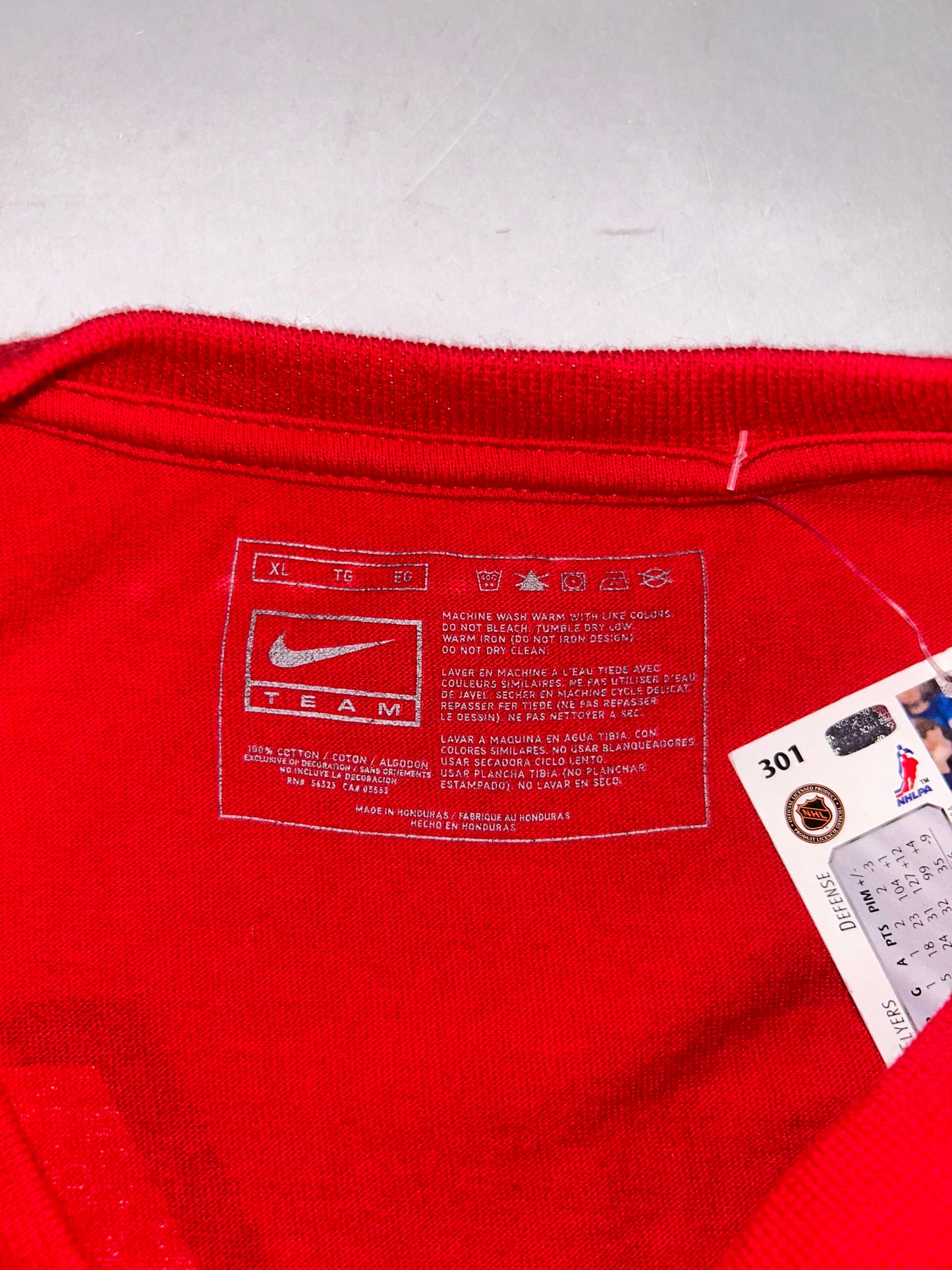 Vintage Rutgers University Scarlet Knights #14 College Football Tee Nike Team XL 25.76x30.25 Inches Big Fit Like 2XL