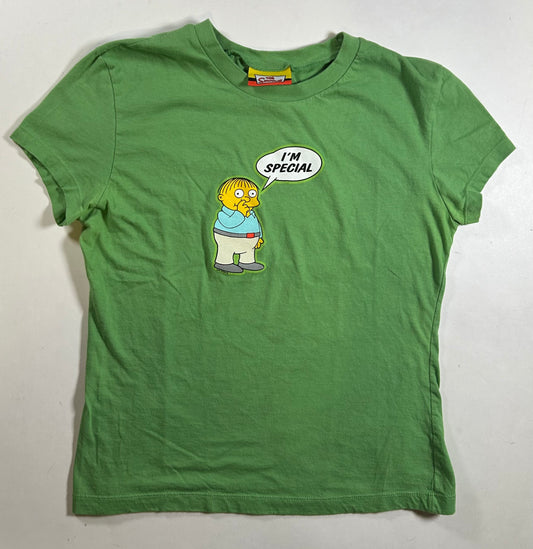 Vintage 2004 The Simpsons Ralphie Wiggins I’m Special Nose Picking Ladies Tee XL 17.5x22.25 Inches