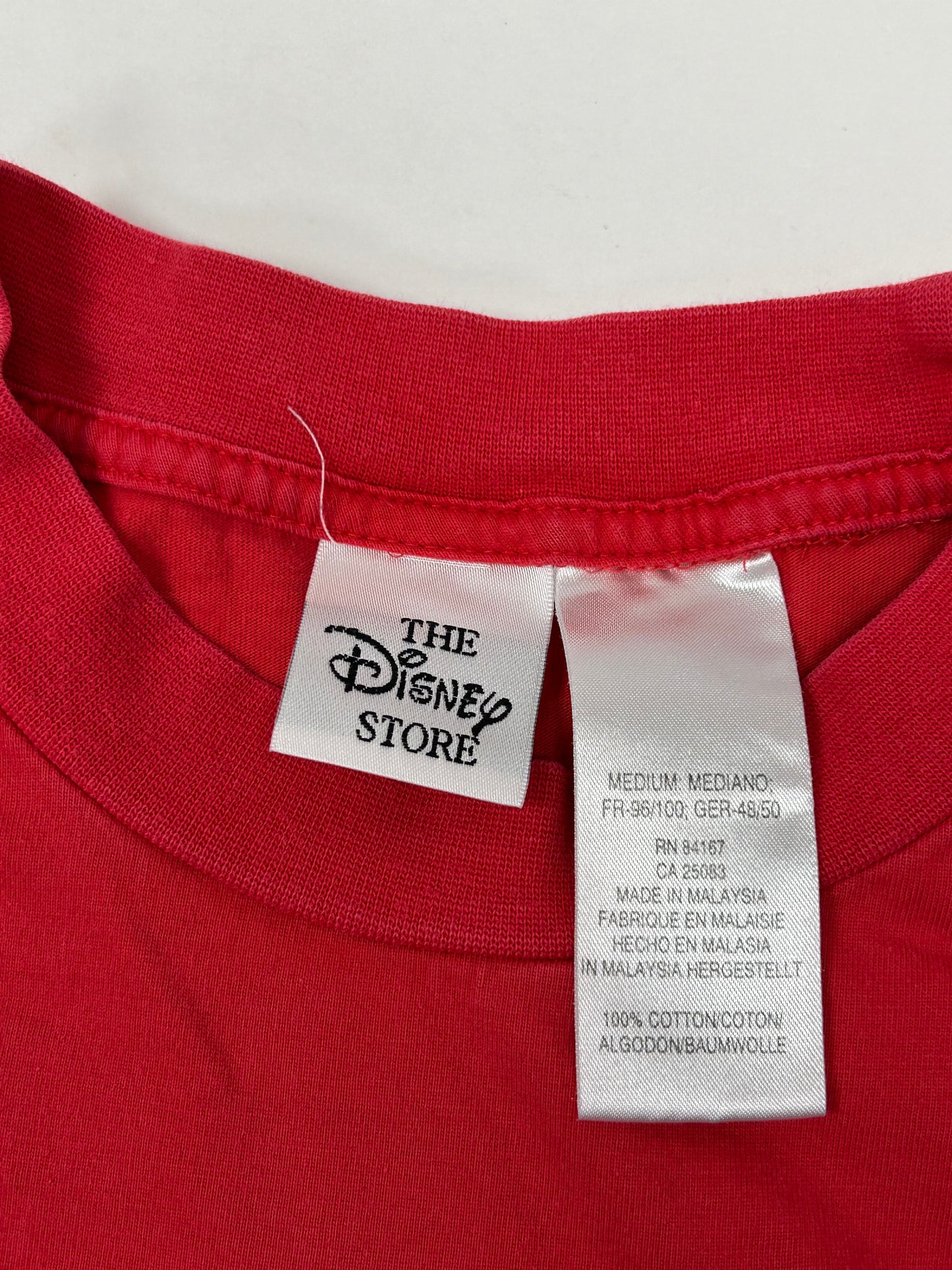 Vintage The Disney Store Goofy T Shirt Embroidered Patch Unisex 19x27 Medium
