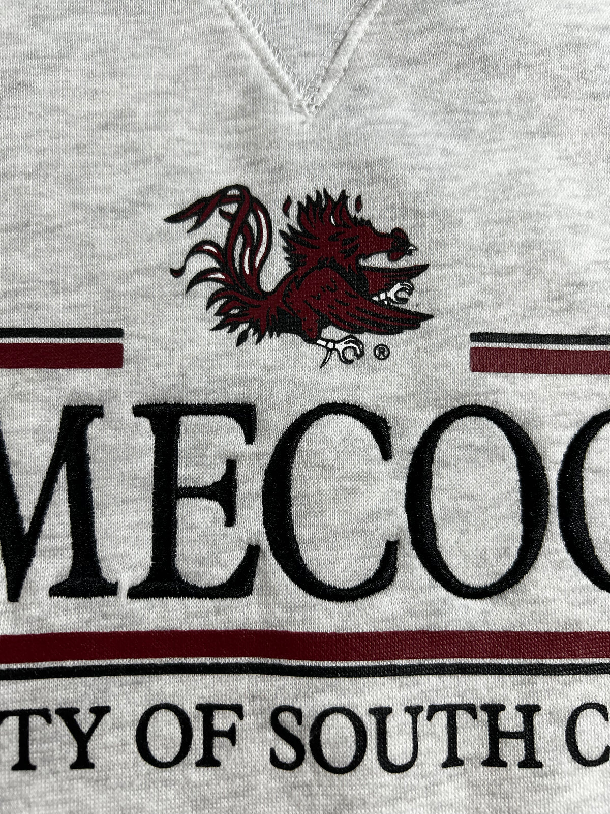 University Of South Carolina Gamecocks NCAA Crewneck Sweatshirt Champion Small 21x28.5 Inches
