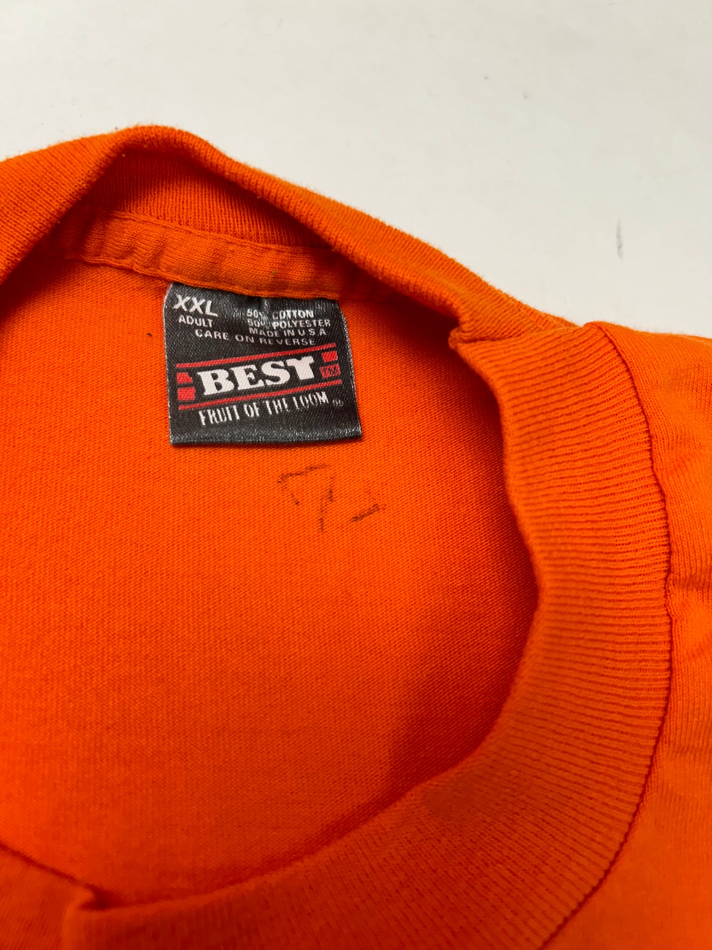 Vintage 90s City Of New York Parks & Recreation United States Youth Games Tee 2XL 25.5x30.25 Inches Orange