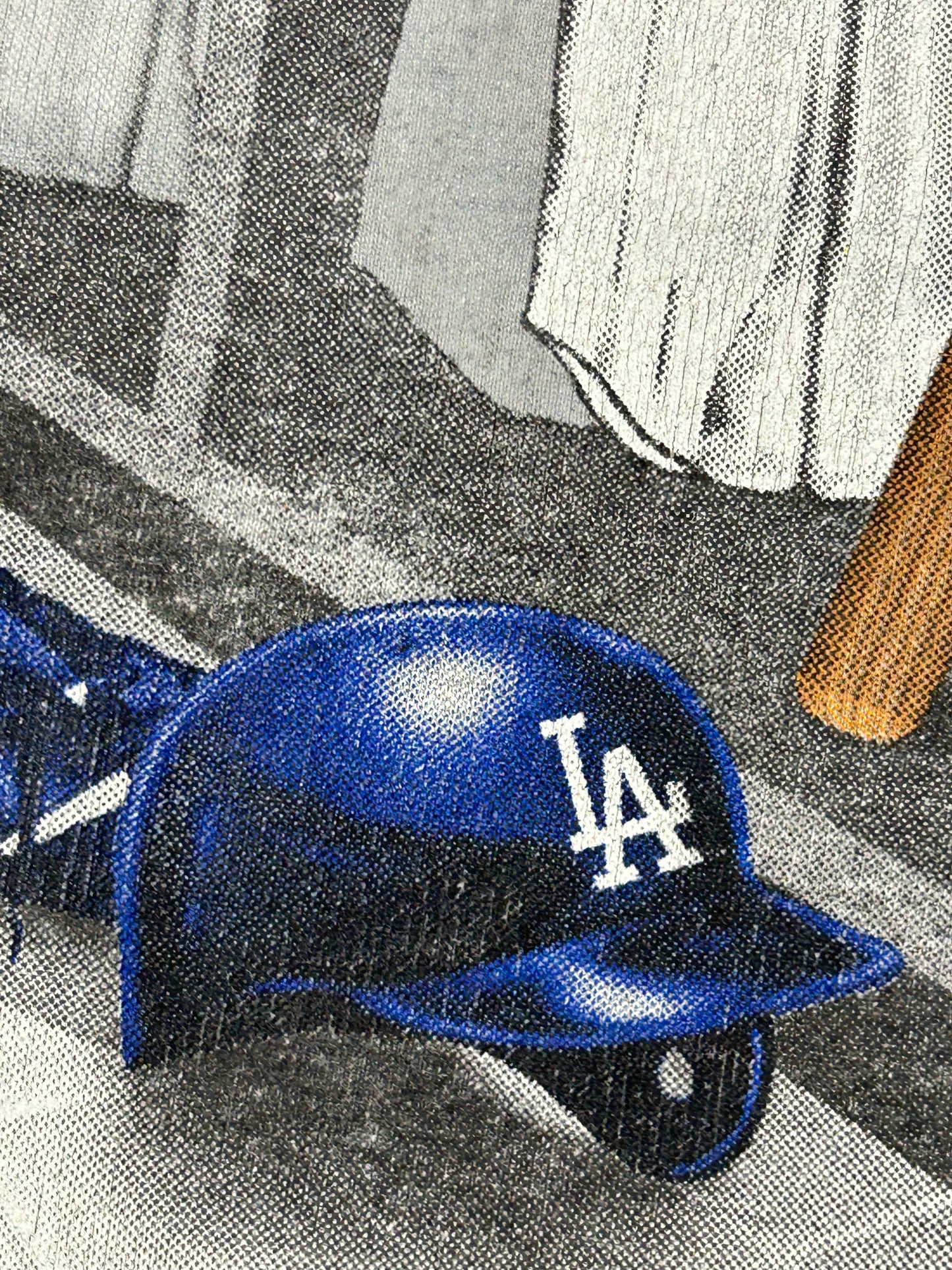 Vintage 90s Los Angeles Dodgers MLB Locker Room T-Shirt XL 24.25x30 Inches Lee Sport Nutmeg Gray