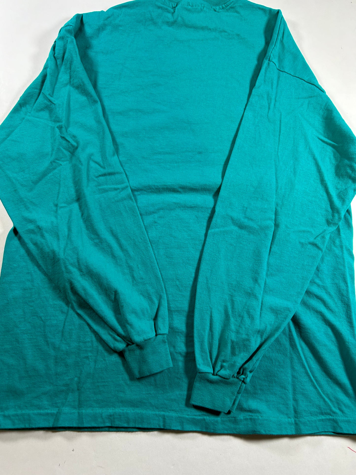 Vintage 1993 Oregon Road Runners Club Trail’s End 23rd Marathon Finisher Long Sleeve Tee Large 21.25x27.75 Inches