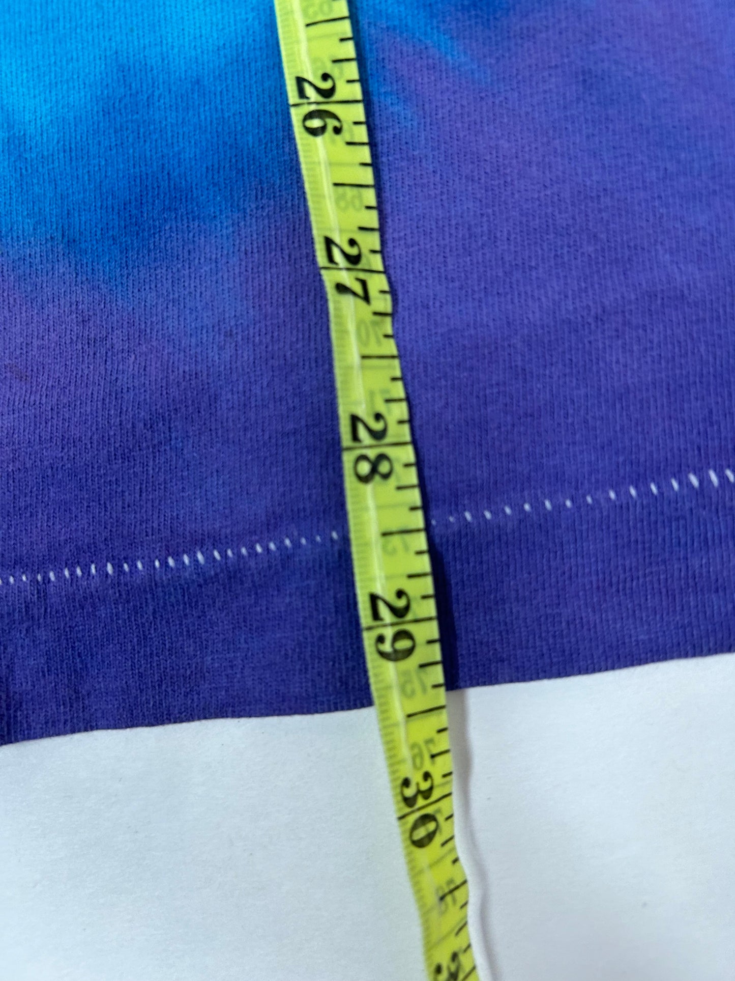 Vintage 90s Ben and Jerrys Wavy Gravy Ice Cream Tie Dye Tee Stained As Is XL 24.5s29.5 Inches