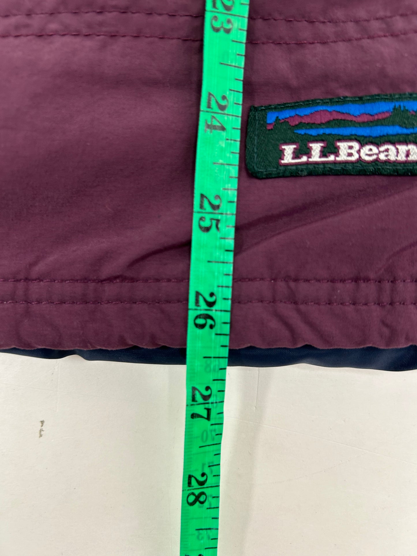 Vintage 90s LL Bean 1/2 Zip Anorak Thinsulate 3M Windbreaker Medium/Large Fit 25.25x26.5 Inches