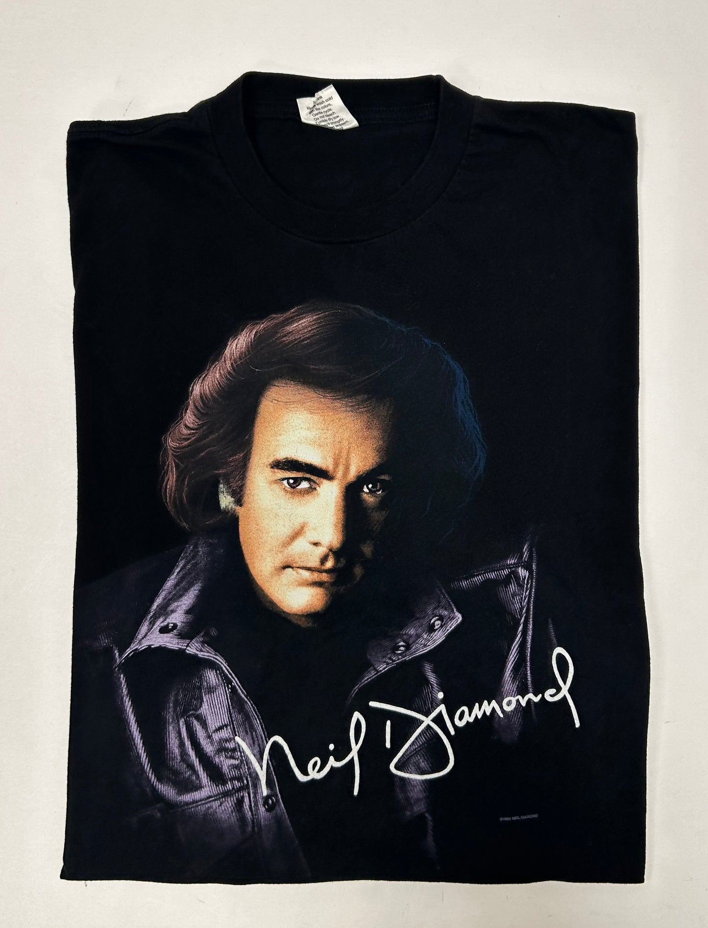 Vintage Neil Diamond US Tour 1996 Concert T Shirt 90s Size XL 24.75x29.5 Inches