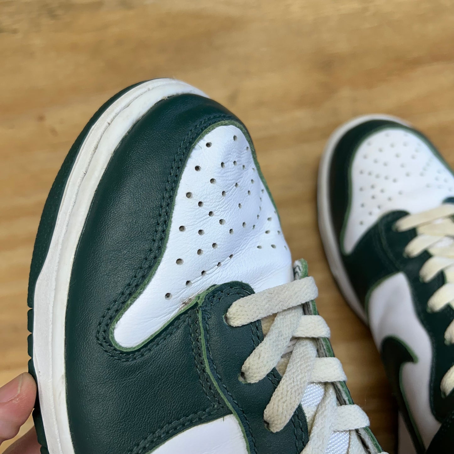 2020 Nike Dunk High SP Spartan Green CZ8149100 Men's Size 9.5 USED NO BOX CLEAN AS IS