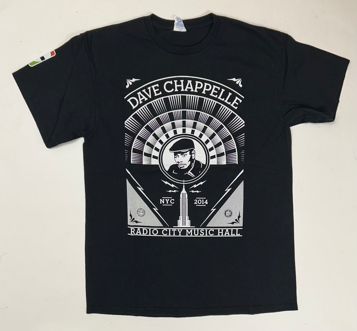2014 Dave Chappelle Radio City Music Hall NYC OBEY Graphic I Was There Promo Tee M/L Fit 20.5x29 Inches