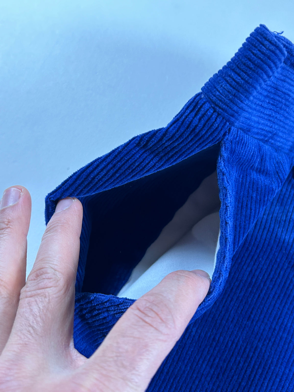 Vineyard Vines Corduroy Slim Stretch Breaker Pants 34x32 Royal Blue Preppy 2015 About 18x42 Inches
