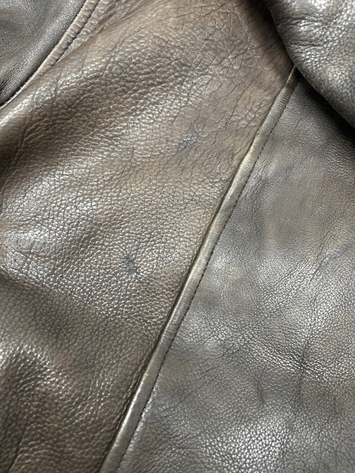 Vintage 90s The Axiom Traditional Leather Pete’s Wicked Ale Leather Jacket Beer Brewery Medium 25x28 Inches