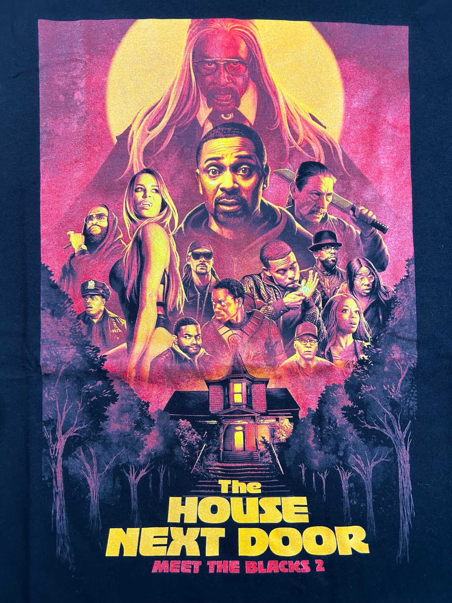 The House Next Door Meet the Blacks 2 Movie Promo Tee 2021 Mike Epps Large 21x30 Inches