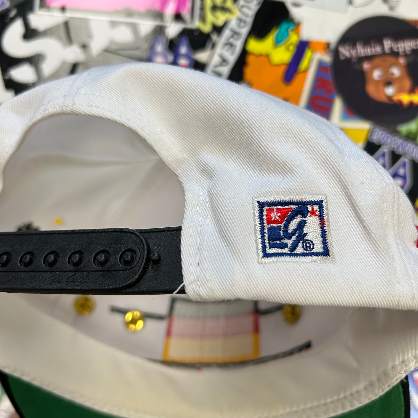 Vintage The Game Atlanta 1996 Olympic Games Germany Logo SnapBack Hat With 3 Pins