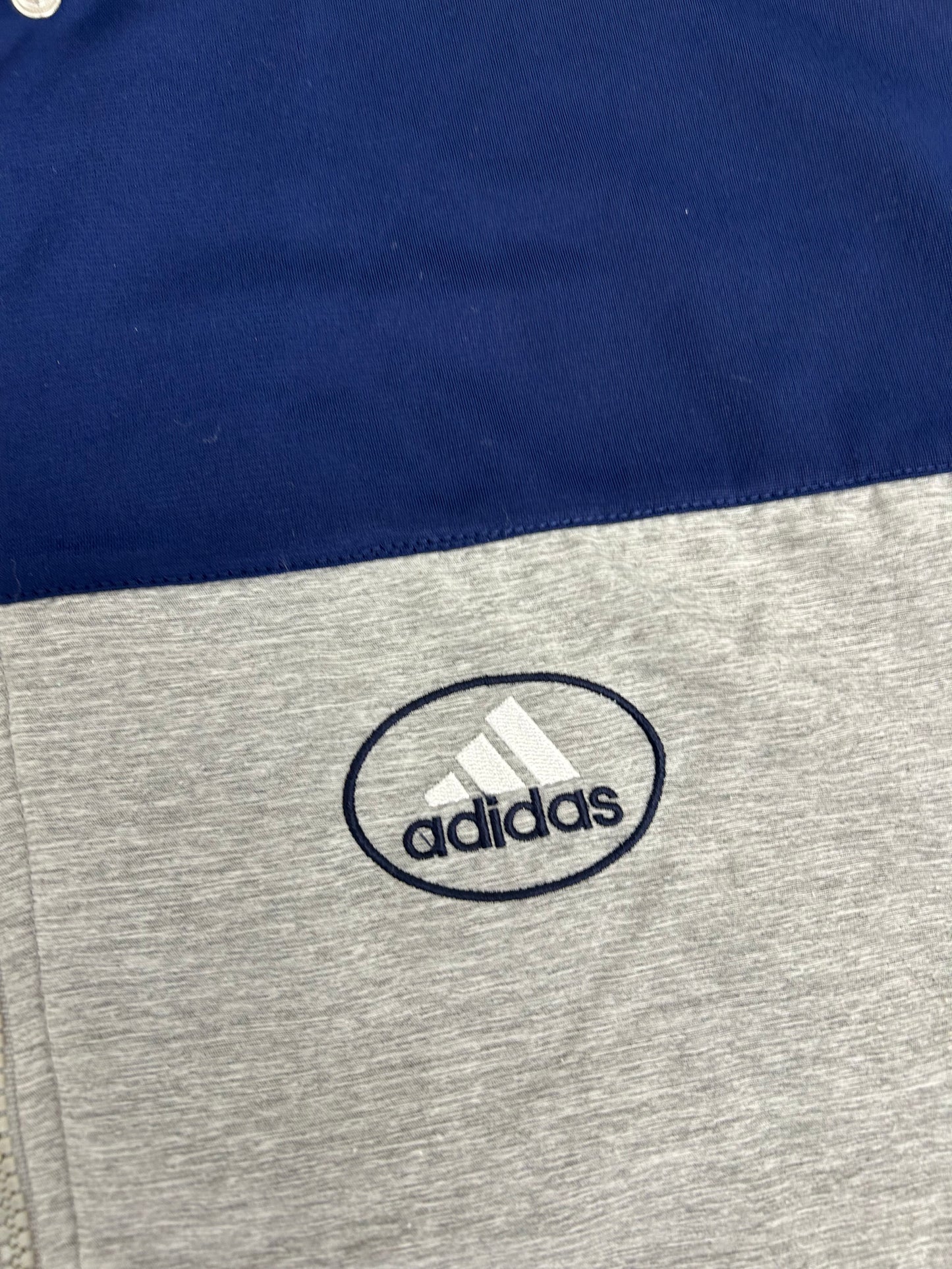 Vintage Adidas Track Jacket Zip Off Sleeves Medium 25x27.75 Inches Three Stripes