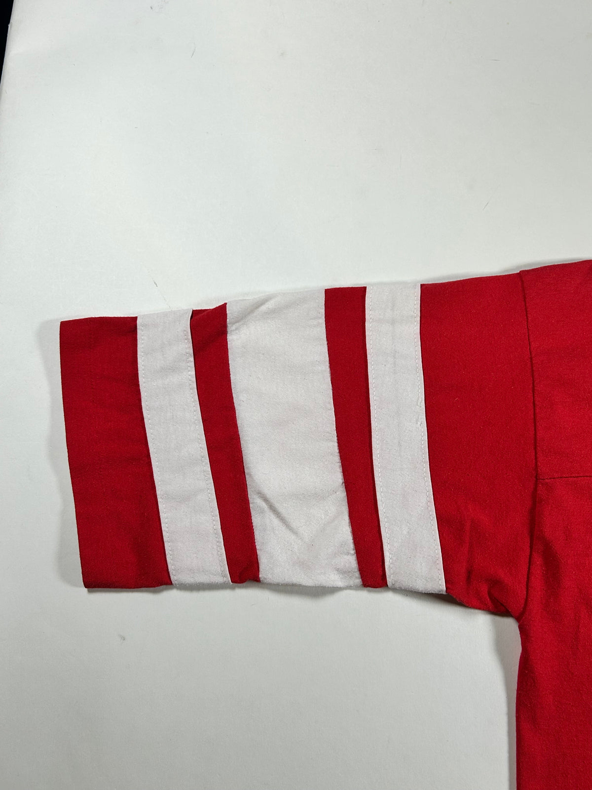 Vintage 80s Champion San Francisco 49ers NFL 3/4 Sleeve Tee L/M Fit 20.25x29.5 Inches