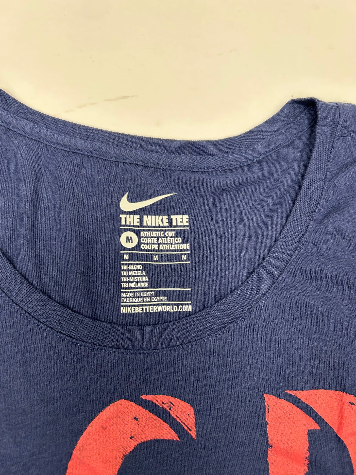 Nike FC Barcelona Heritage Soccer  Shirt Brand New Women’s Medium 17.5x25 Inches Navy FCB