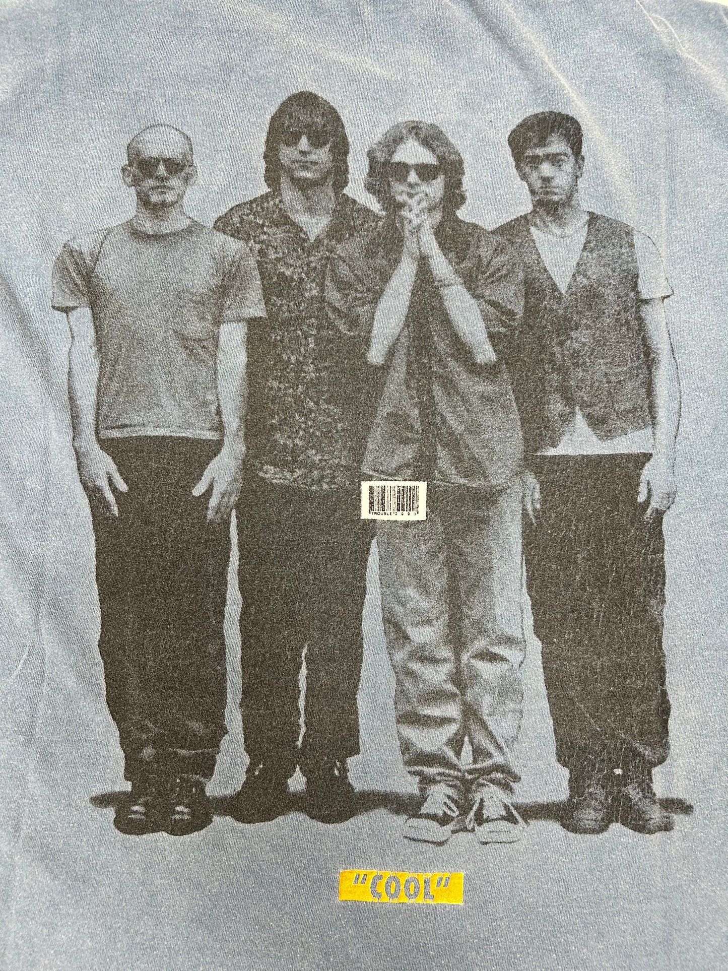 Vintage R.E.M. Monster Cool Music Band Tee 1993 1994 REM XL 23x29.25 Inches Blue As Is