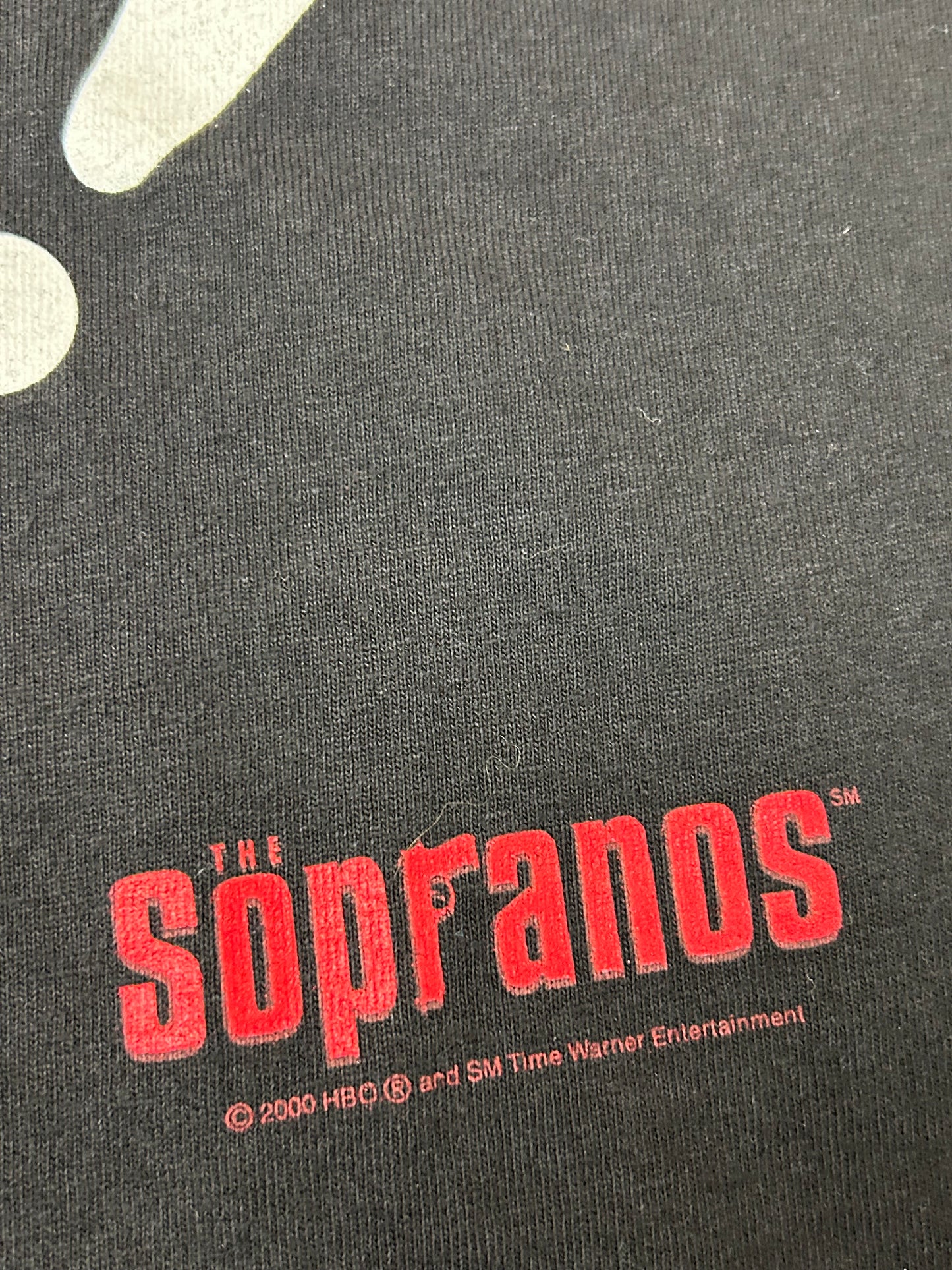 Vintage 2000 HBO The Sopranos Bada Bing! TV Show Promo Tee 2XL 25.25x30.5 Inches