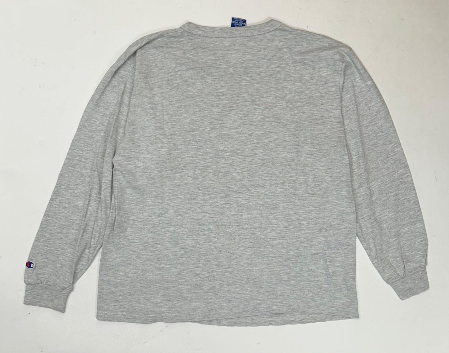 Vintage 90s Canyon Ranch Athletic Dept. Champion Long Sleeve Tee Gray Large 22.5x26.5 Inches