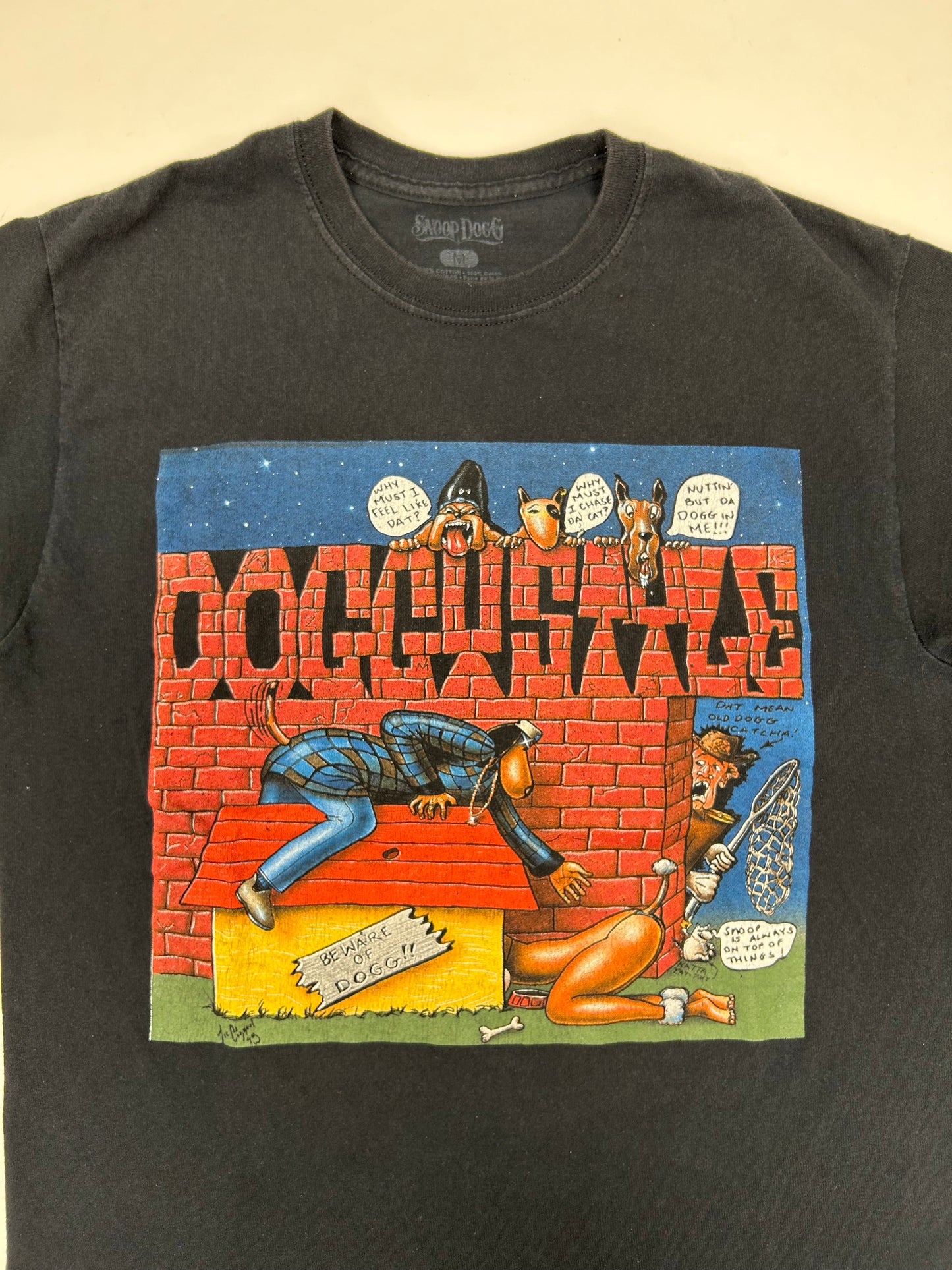 Snoop Dogg Doggystyle Album T-Shirt 2019 Print Rap Tee Medium 19.75x28 Inches