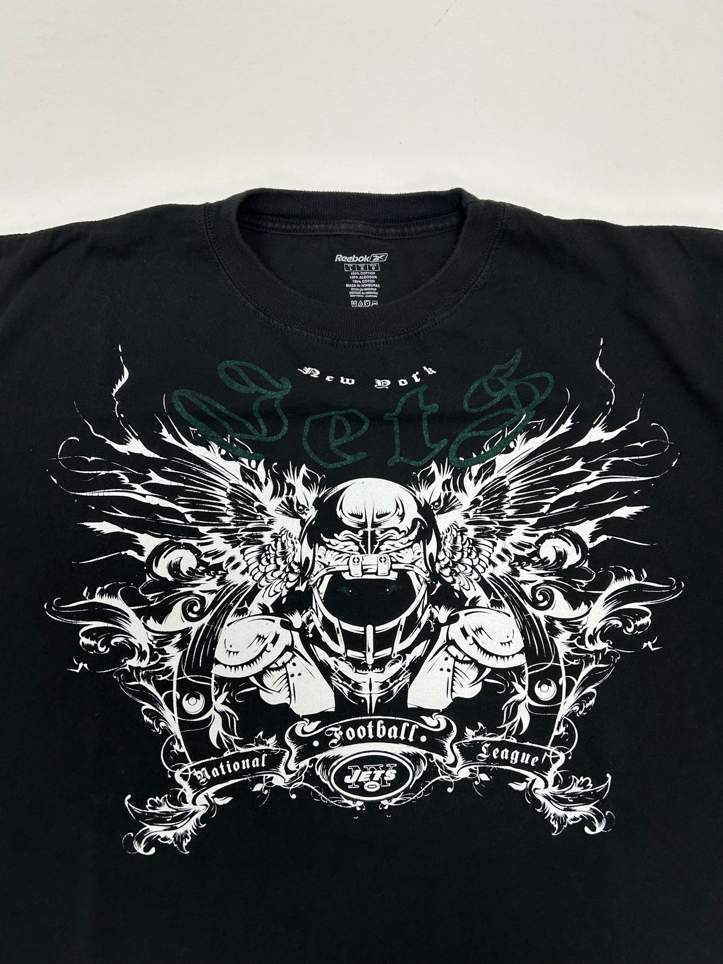 Vintage 00s Reebok New York Jets NFL Tee 23.75x28.25 Inches XL Fit