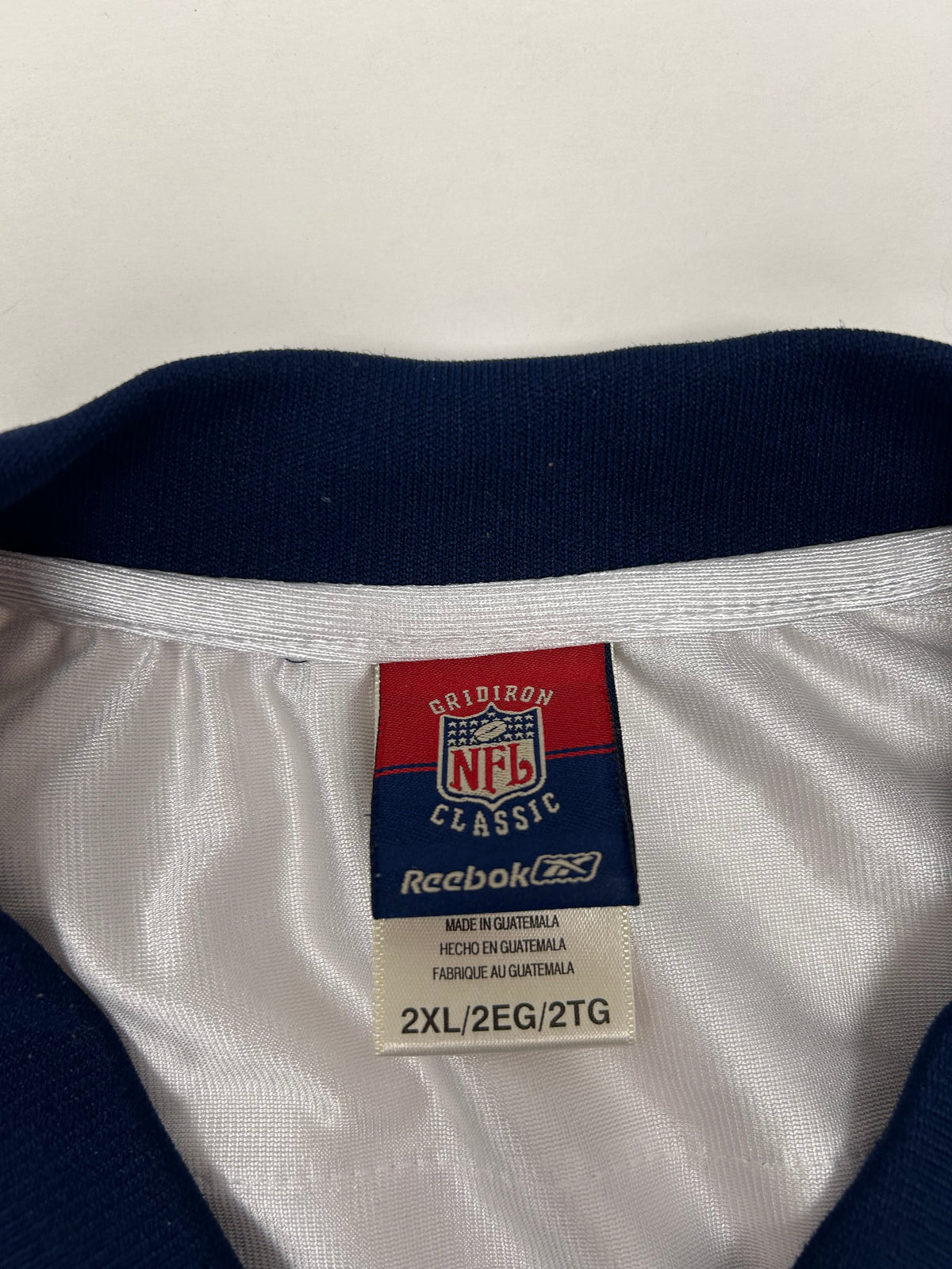 Roy Williams 31 Dallas Cowboys NFL Throwback Reebok Blue Jersey 2XL 29x33.5/35.5 Inches