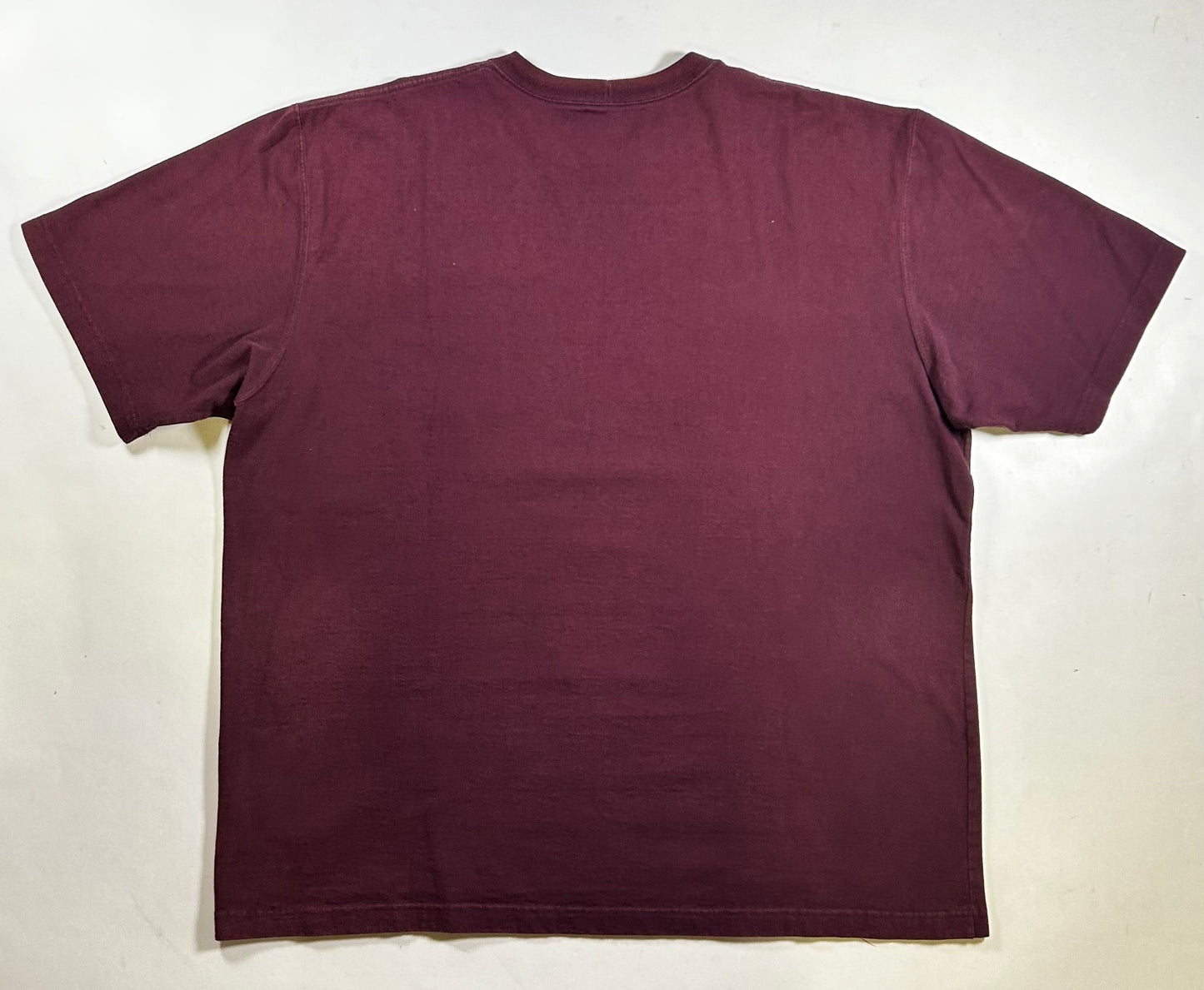 Carhartt Pocket Tee Original Fit 2015 Maroon XL Big 27x31.25 Inches