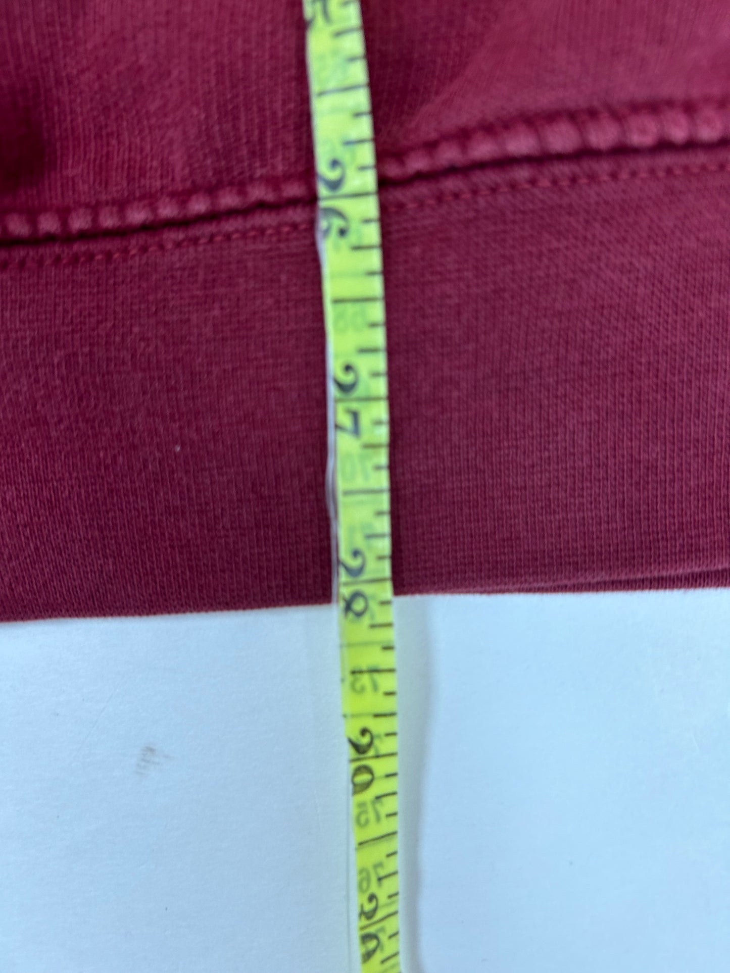 Vintage 00s Nike Swoosh Embroidered Chest Logo Essential Crewneck Sweatshirt Maroon Red Large  24.25x28 Has Small Flaw On Back As Is