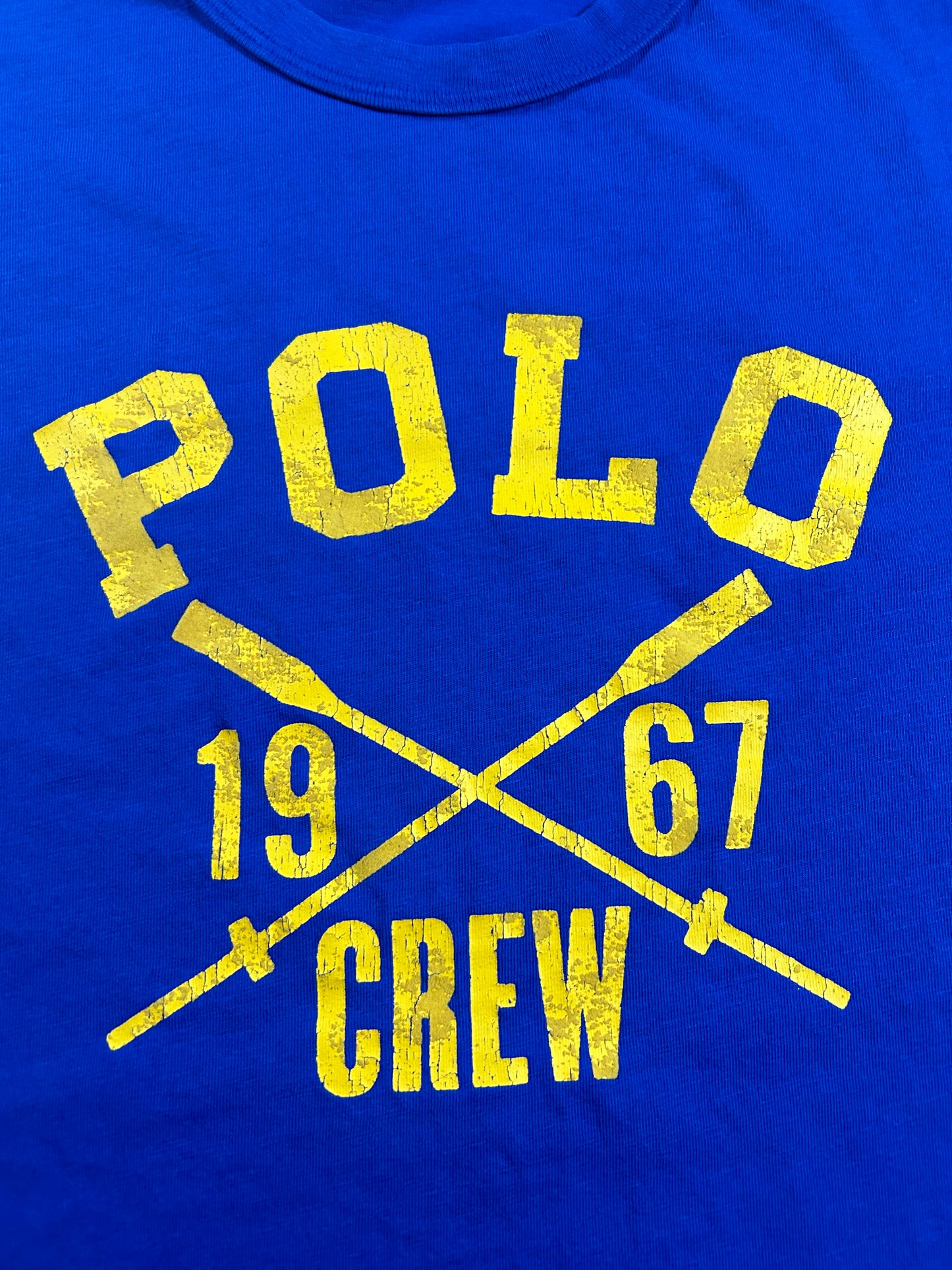 Polo Crew 1967 Polo Ralph Lauren Men’s T-Shirt Size XL 24.25x28.5 Inches Blue