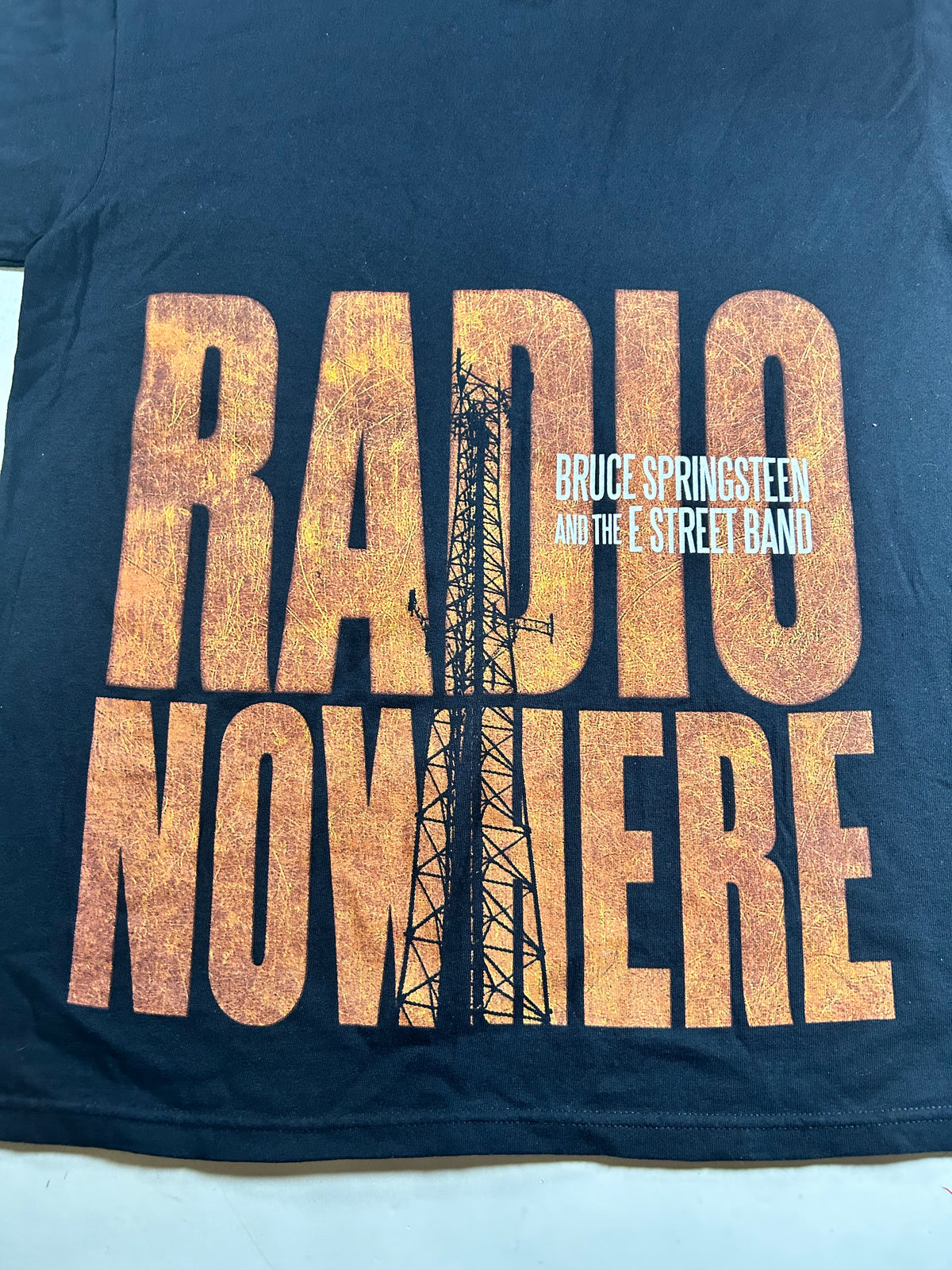 Bruce Springsteen And The E Street Band Radio Nowhere Tour 2007 Music Tee Large 22.25x30.25 Inches