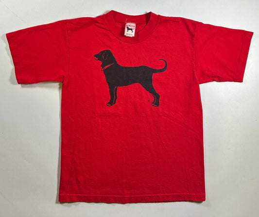 Vintage The Black Dog Martha's Vineyard 1997 Shirt Red Youth 8 18x24 Inches USA