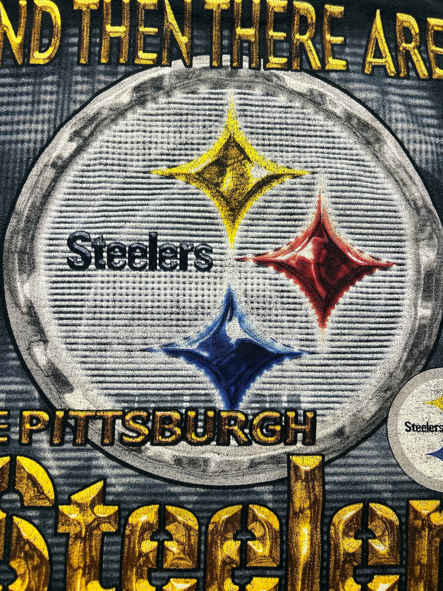 Vintage 00s NFL Pittsburgh Steelers There Are 31 Other Teams In The NFL And Then There Are The Pittsburgh Steelers Football Tee 2XL 26.5x31.5 Inches Great Wear & Fading As Is