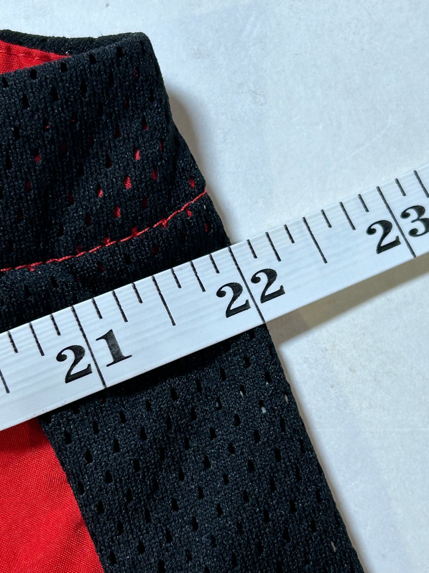 Vintage 90s Nike Zip 3M Windbreaker Vest Medium 22x25.75 Inches Red/Black