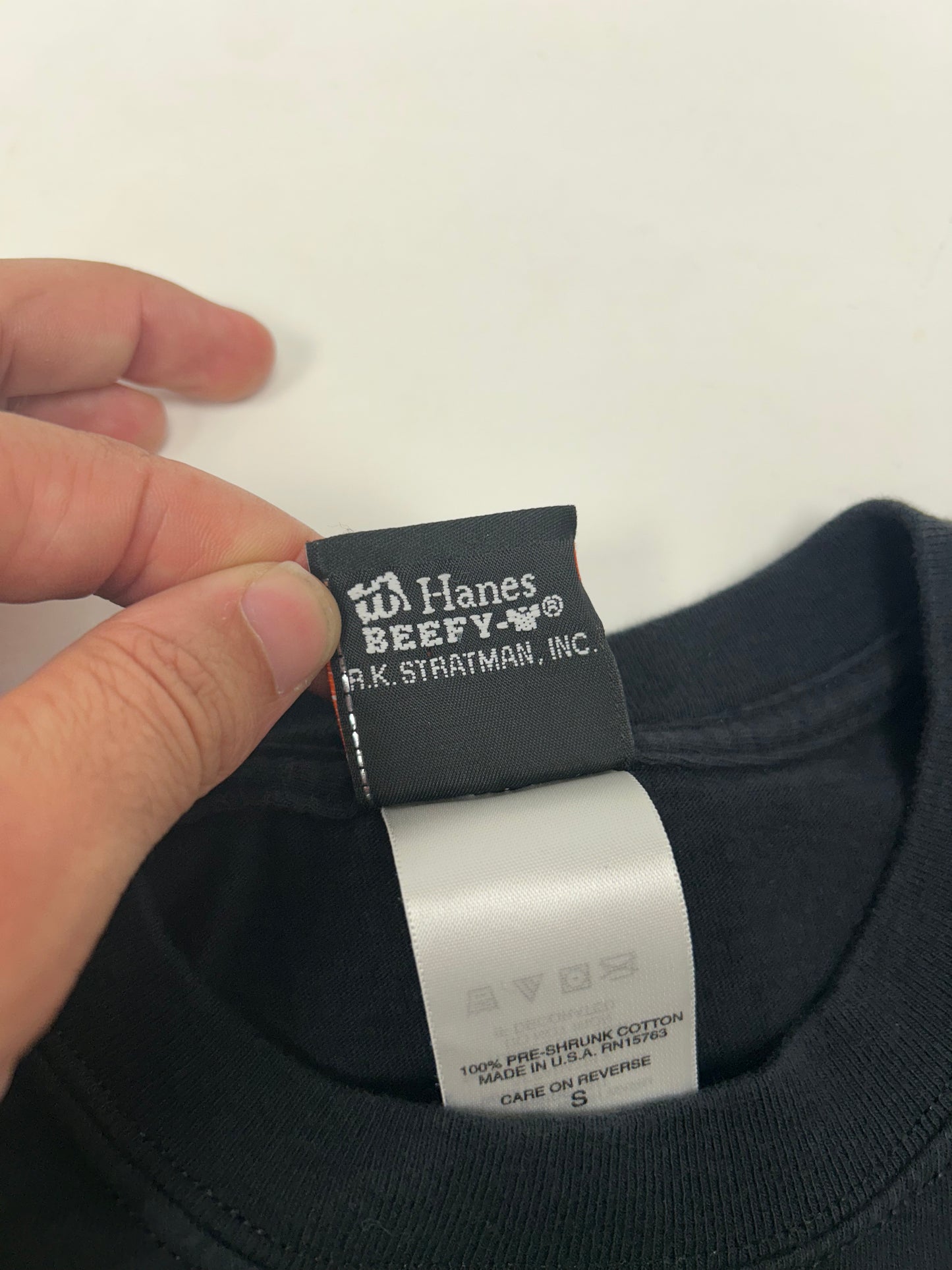 Vintage 2000s Harley Davidson Motorcycles Tilley’s Historic Salisbury, NC Flame Long Sleeve Ride It Hot Tee Small 18x28 Inches Black