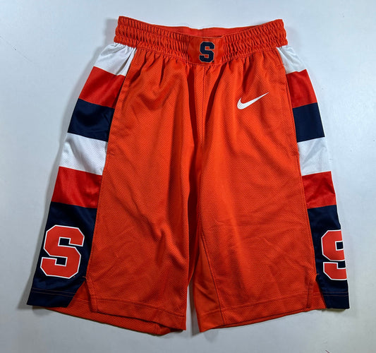 Syracuse Orange Shorts Orange NCAA Basketball Nike Dri Fit Orangemen Medium 13.25x21/22 Iniches