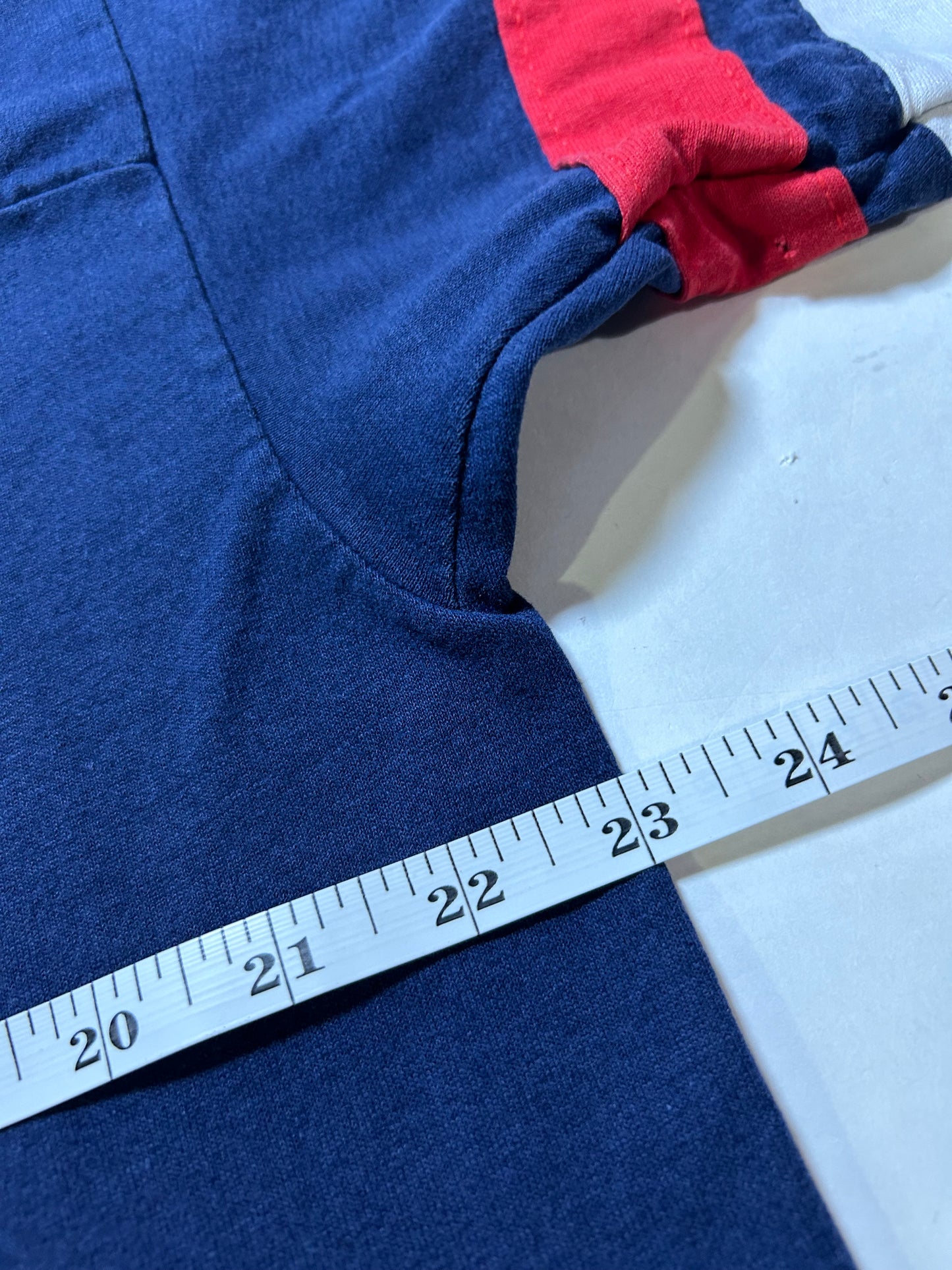 Vintage Logo 7 New York Giants NFL 3/4 Sleeve Tee XL 23x29.75 Inches