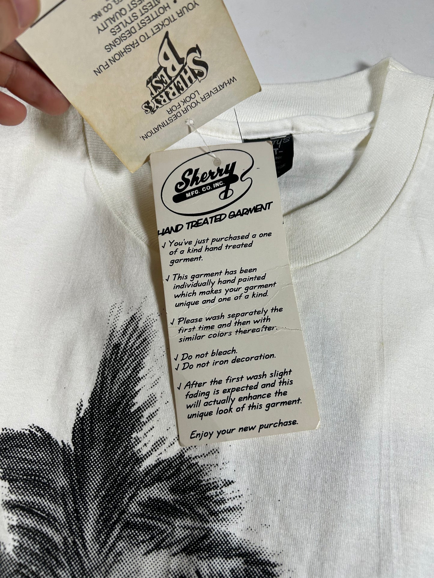 Vintage Sherry’s Best Disney Mickey & Minnie Mouse Tee Brand New With Tags Has Stains As Is XL/L Fit 22.75x32.5 Inches