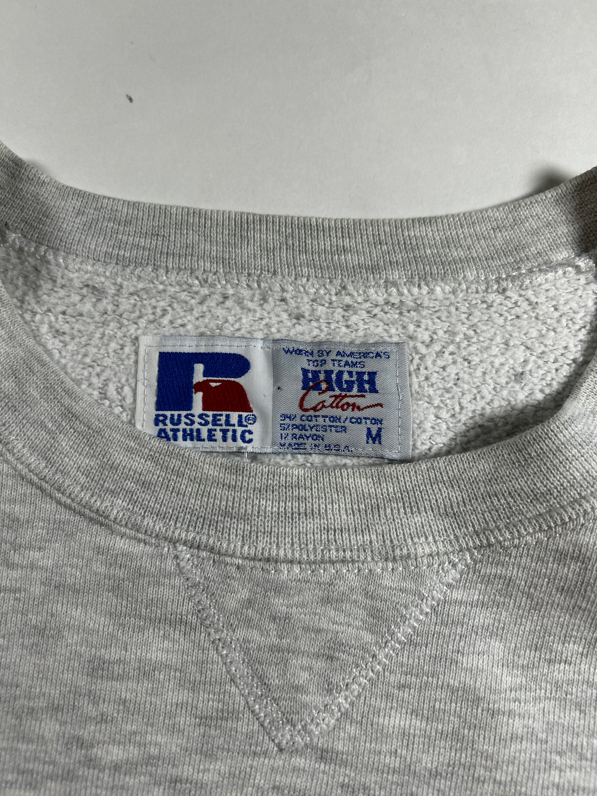Vintage Russell Athletic UCLA California Los Angeles College Bruins USA Crewneck Medium 22x25.5 Inches As Is