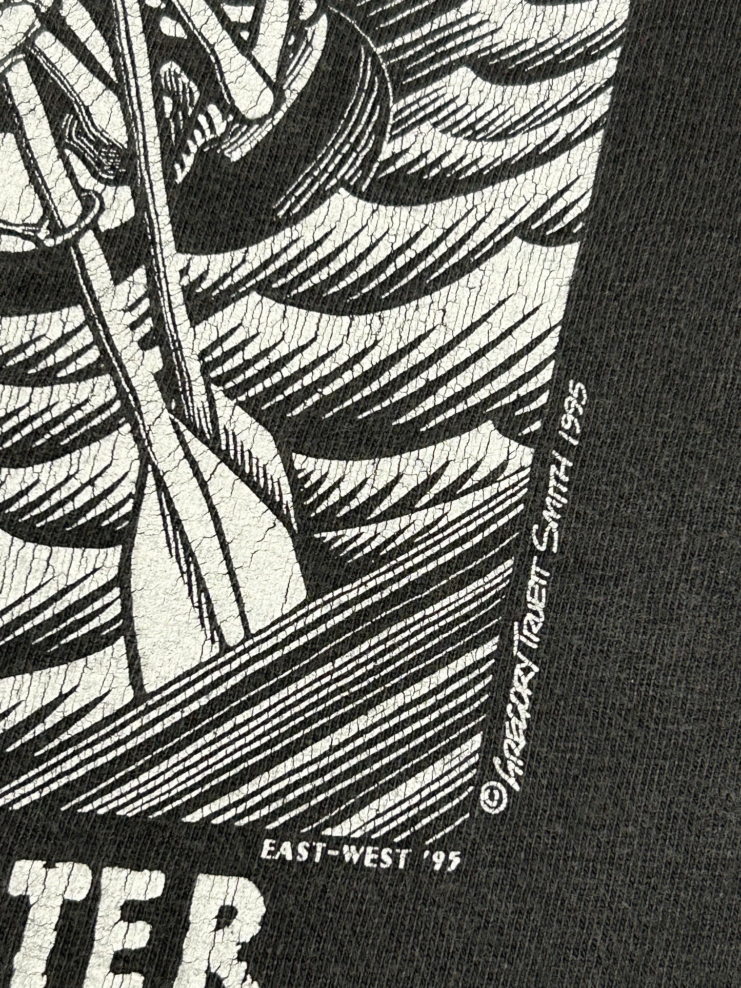 Vintage 90s Lehigh River Pocono Whitewater Rafting Skull Graphic Tee Large 21.5x27.75 Inches