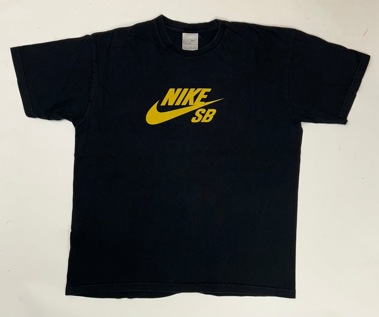 Vintage Nike SB Swoosh Skateboard Early 2000s Logo Tre XL 24x28.75 Inches Silver Tag