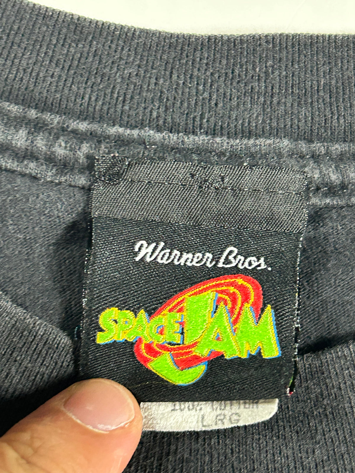 Vintage 1996 Space Jam Get Ready To Jam Movie Promo T-shirt Large 21.75x28 Inches