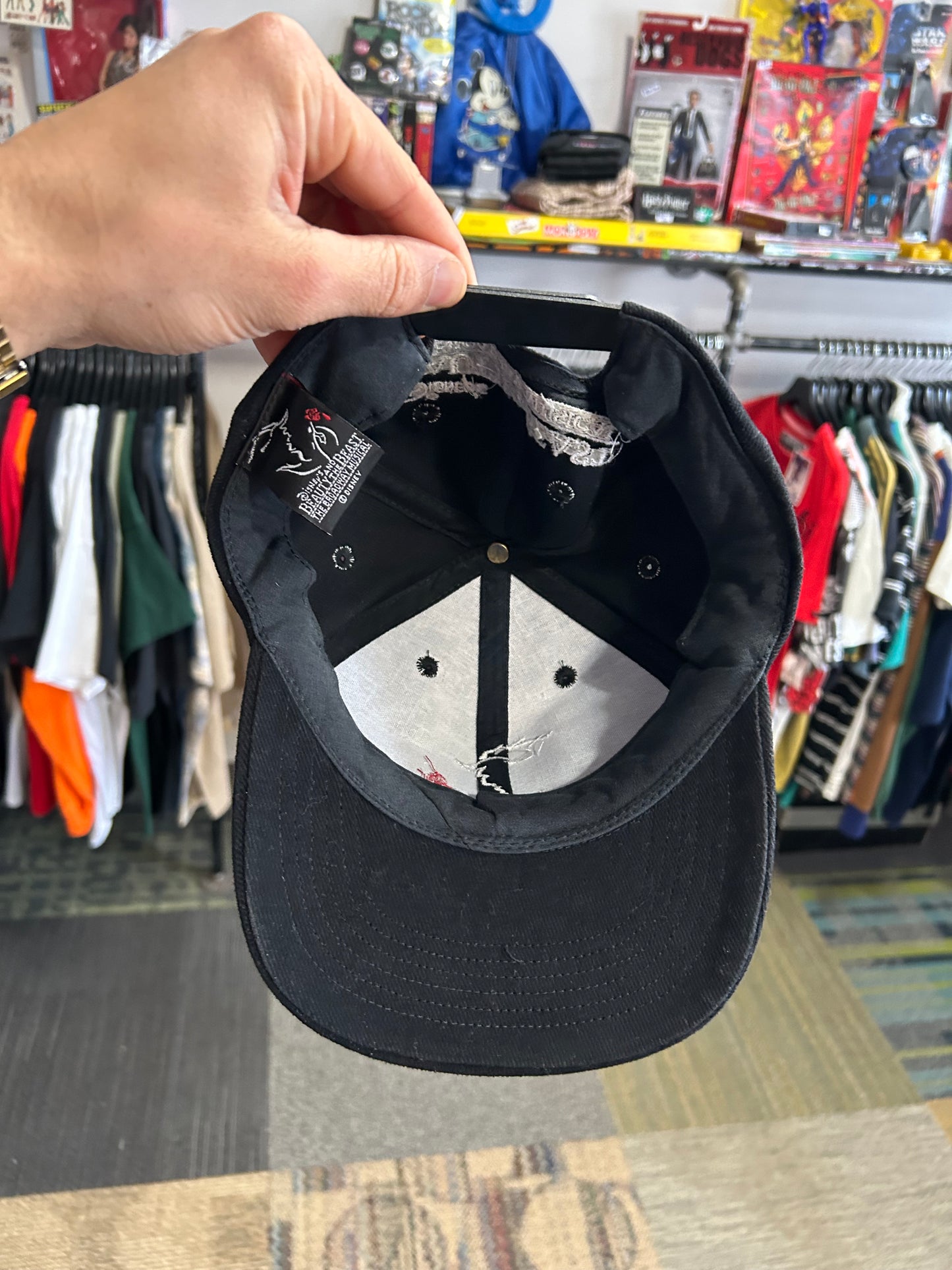 Vintage Disney Beauty And The Beast The Broadway Musical Snapback Hat Cap 90s