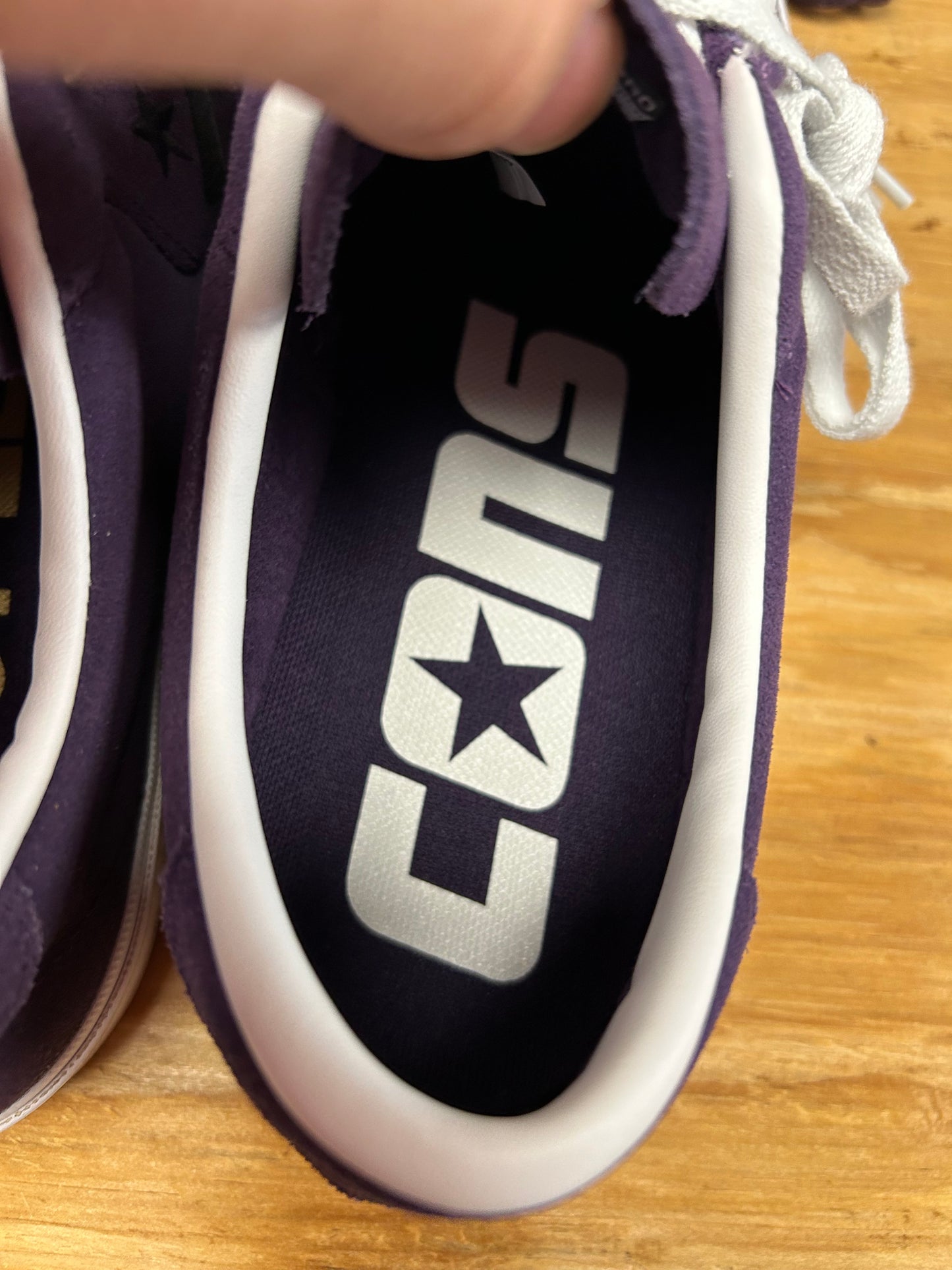 Converse Louie Lopez Pro Purple Mens Size 9.5 New With Mismatch Box Skateboard