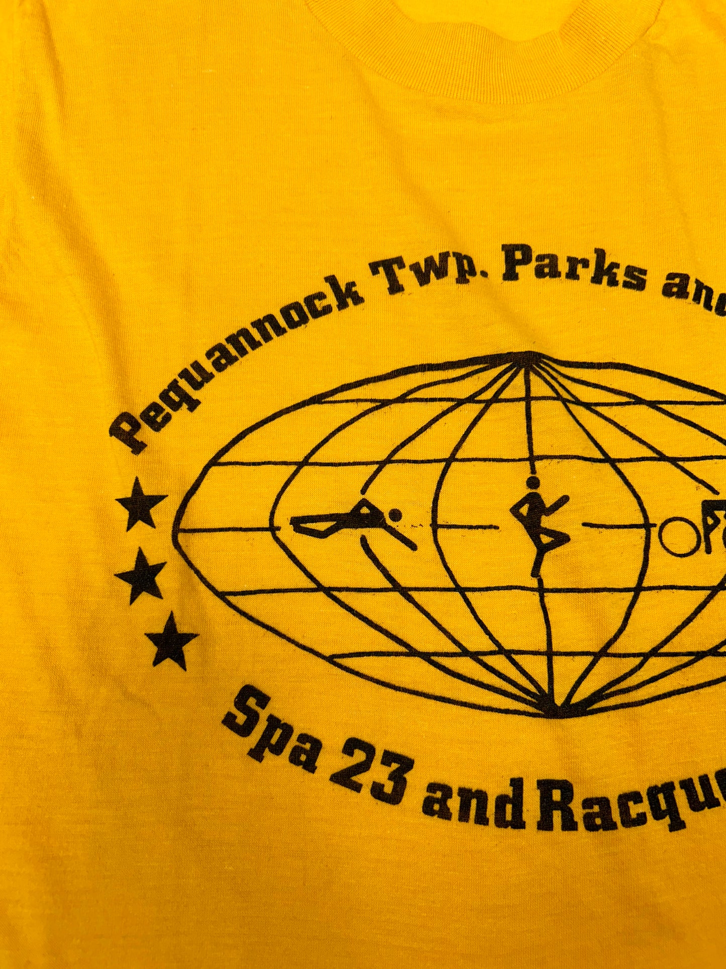 Vintage Spa 23 Pompton Plains, NJ Fitness Center Tee Fits Small/XS 16.75x24 Inches