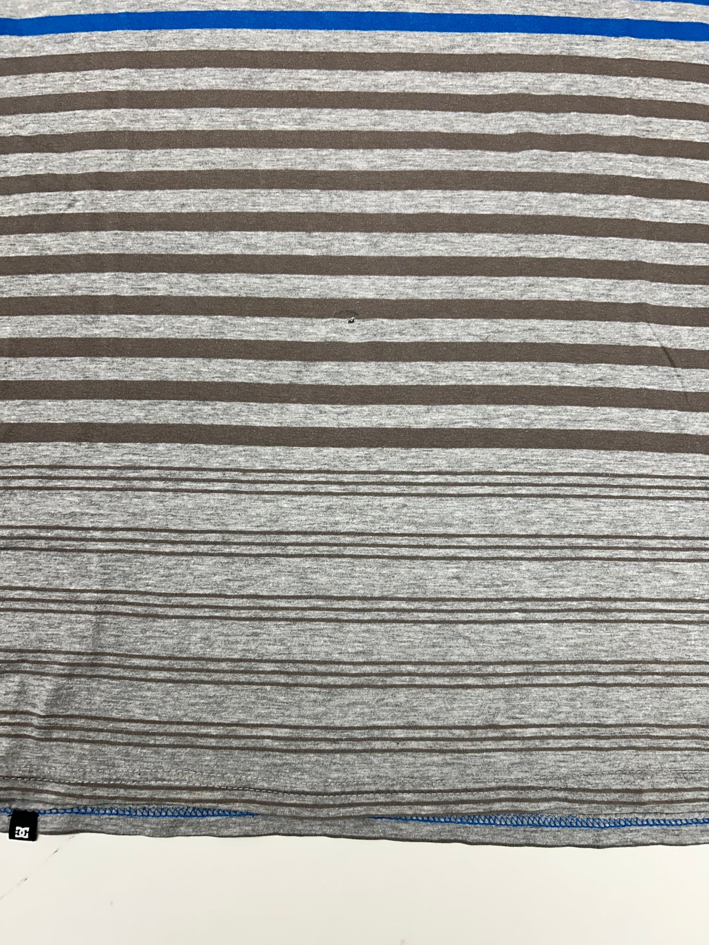 Vintage 00s DC Shoes Striped Tee Medium/Large Fit 22.5x29.25 Inches As Is Worn