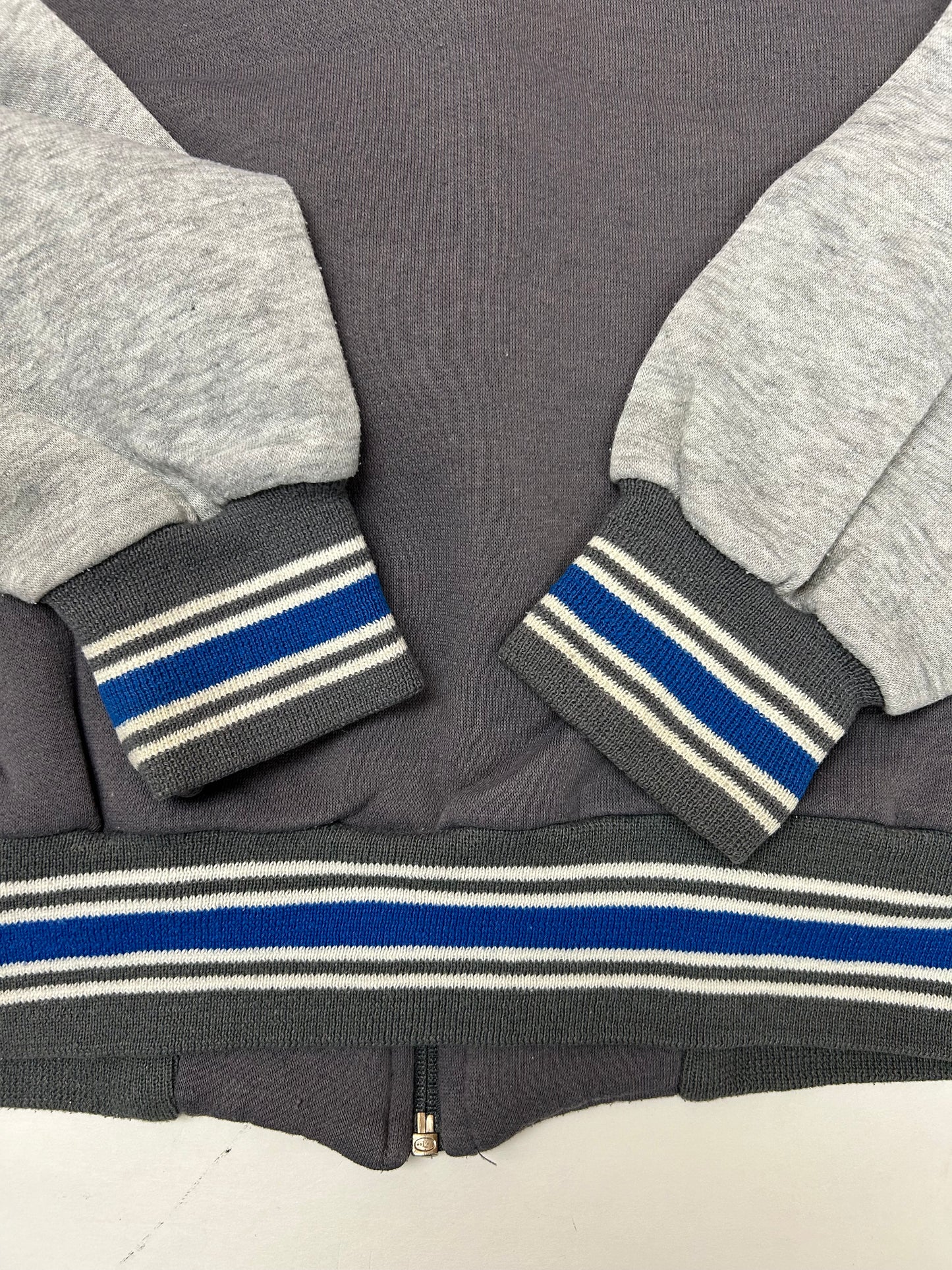 Vintage 80s Nike Zip Jacket Sweatshirt Small Fit 22x23 Inches