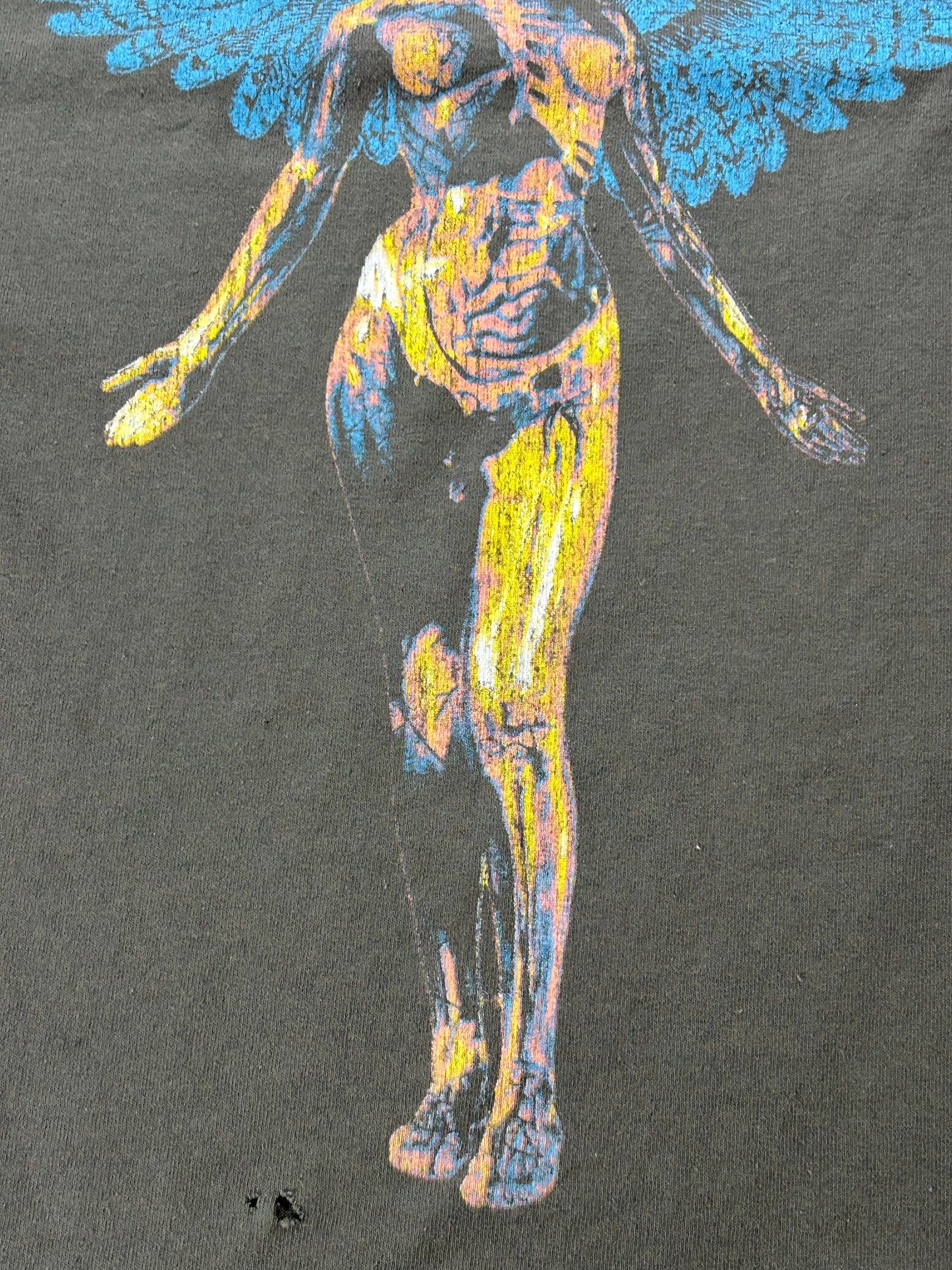 2010s Nirvana Band Music Tee XL 25.5x30 Inches Gray As Is