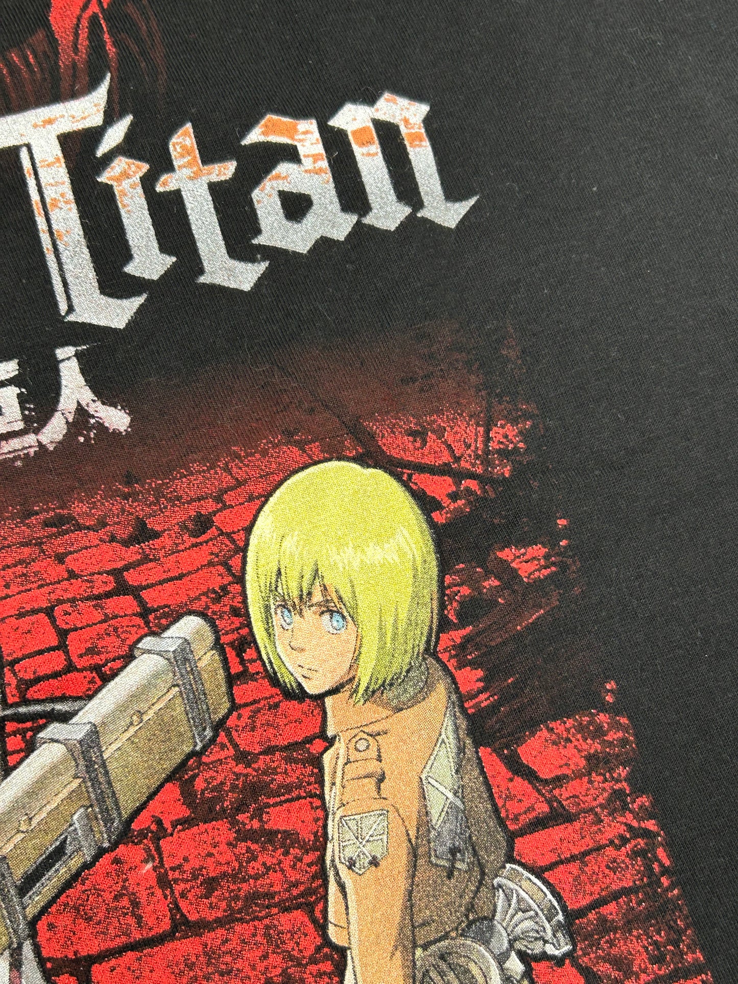 Attack On Titan Funimation Ripple Junction T-Shirt Anime Show Graphic Tee Large 21.5x28.25 Inches
